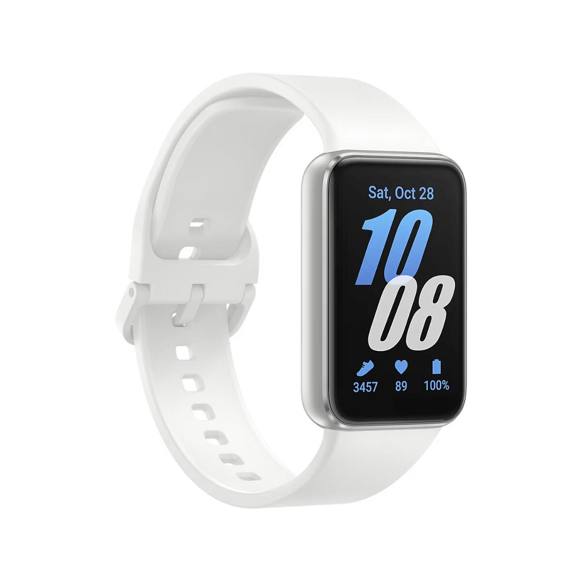 Smartwatch Samsung Galaxy Fit3 White Silver 1,6″ 40 mm