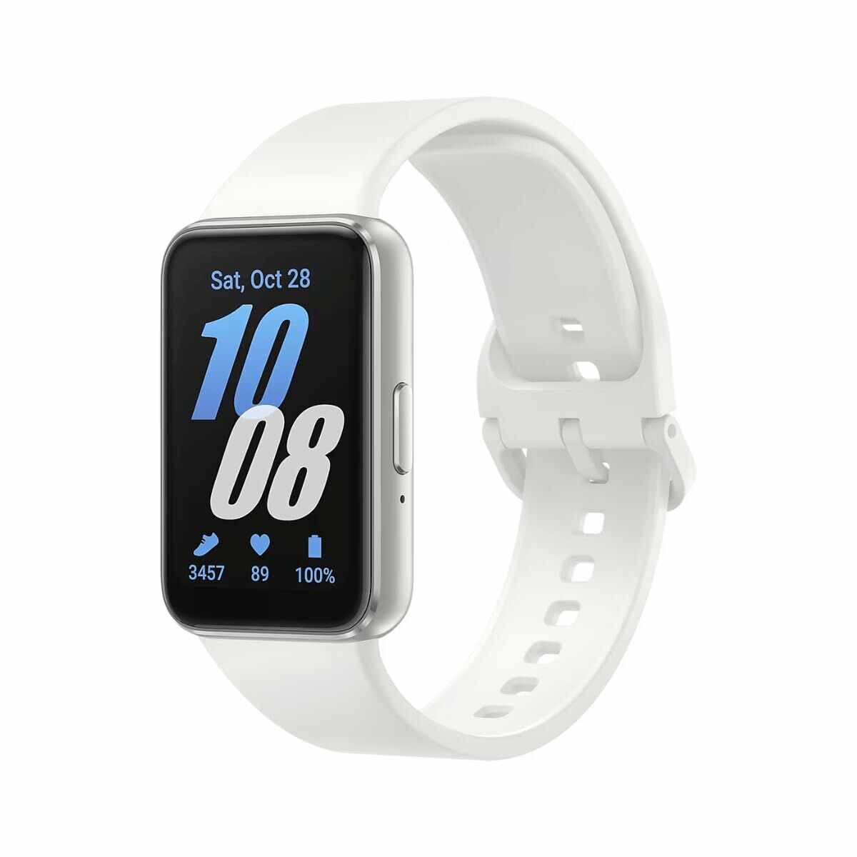Smartwatch Samsung Galaxy Fit3 White Silver 1,6″ 40 mm