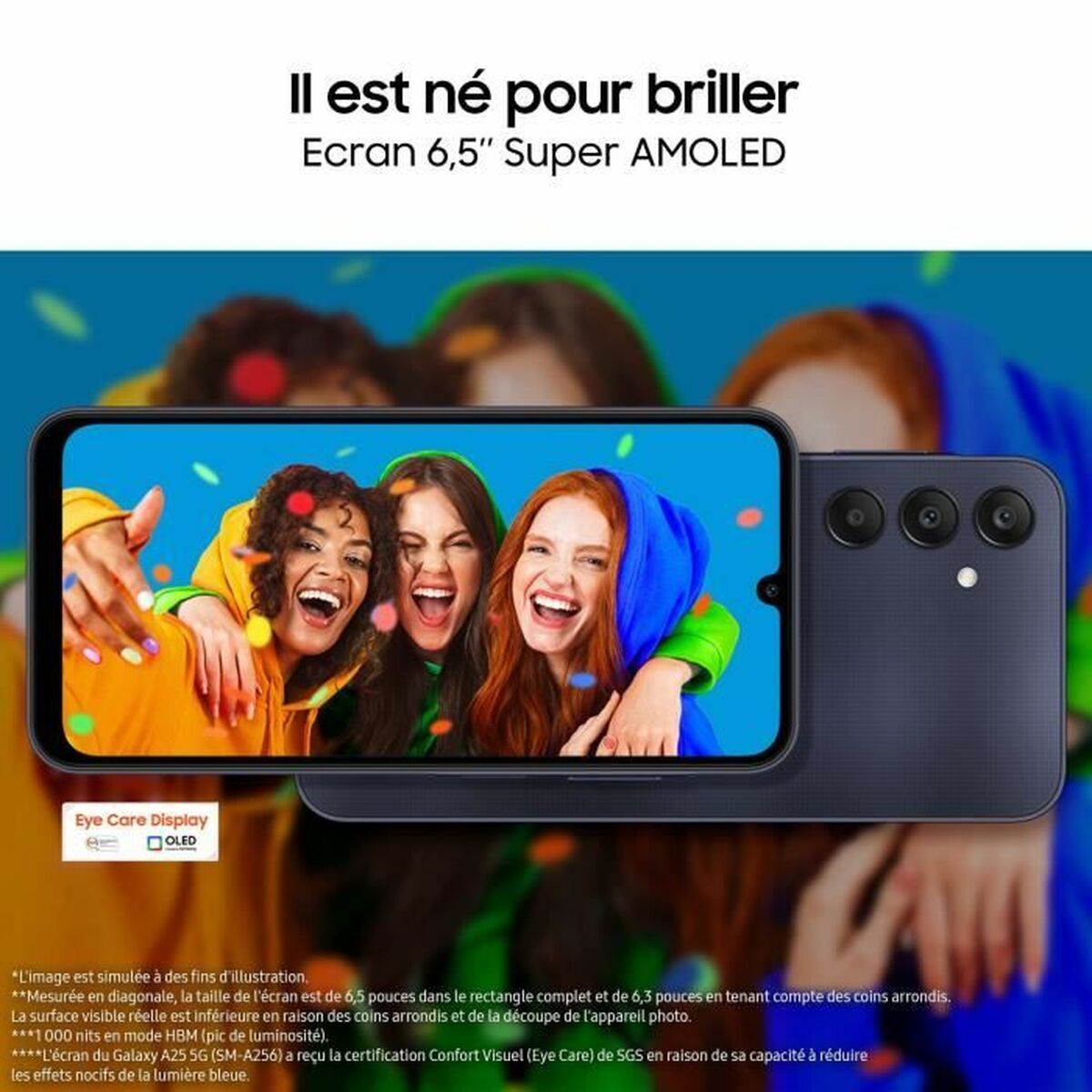 Smartphone Samsung SM-A256BZBDEUB Exynos 1280 Blue