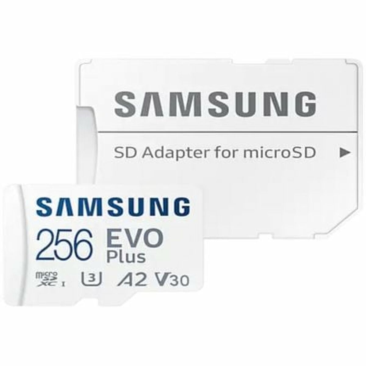 Micro SD Memory Card with Adaptor Samsung EVO Plus 2023 256 GB Micro SD Memory Card with Adaptor Samsung EVO Plus 2023 256 GB