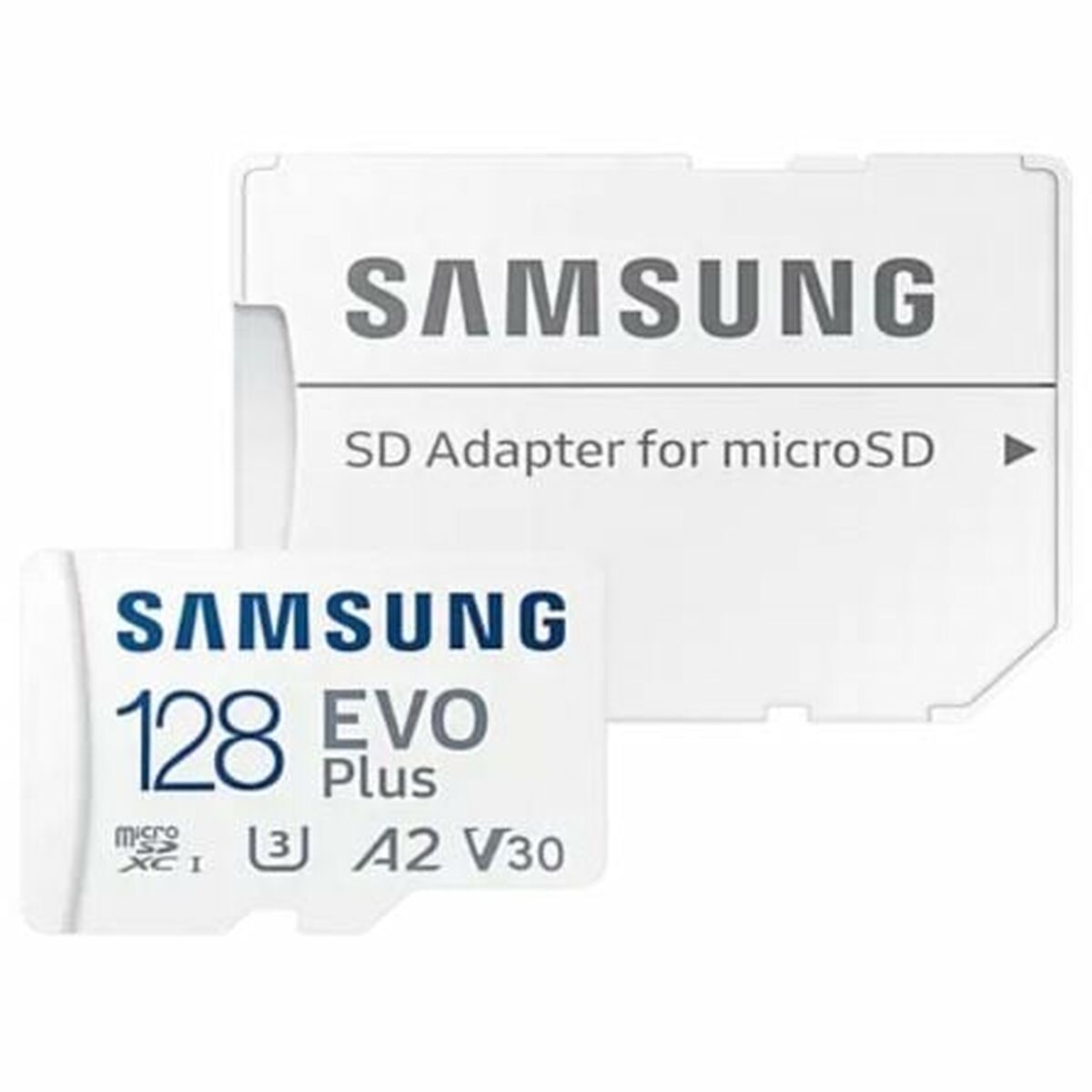 Micro SD Memory Card with Adaptor Samsung EVO Plus 2023 128 GB Micro SD Memory Card with Adaptor Samsung EVO Plus 2023 128 GB