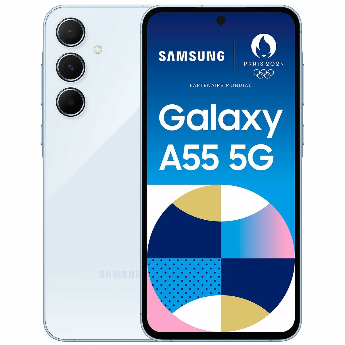 Smartphone Samsung Galaxy A55 5G 6,6″ 8 GB RAM 256 GB Blue Black
