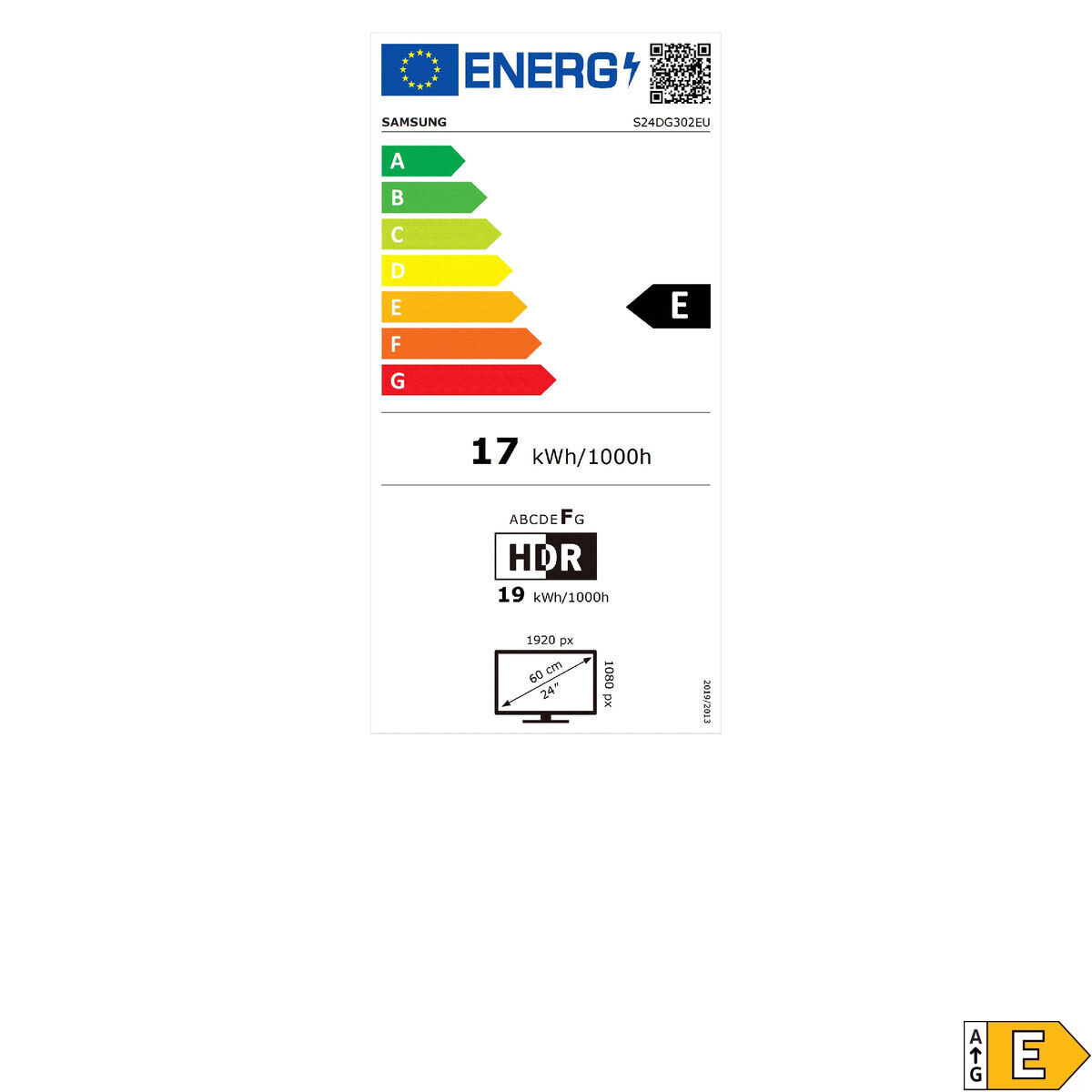 Monitor Samsung LS24DG302EUXEN 24″ Full HD