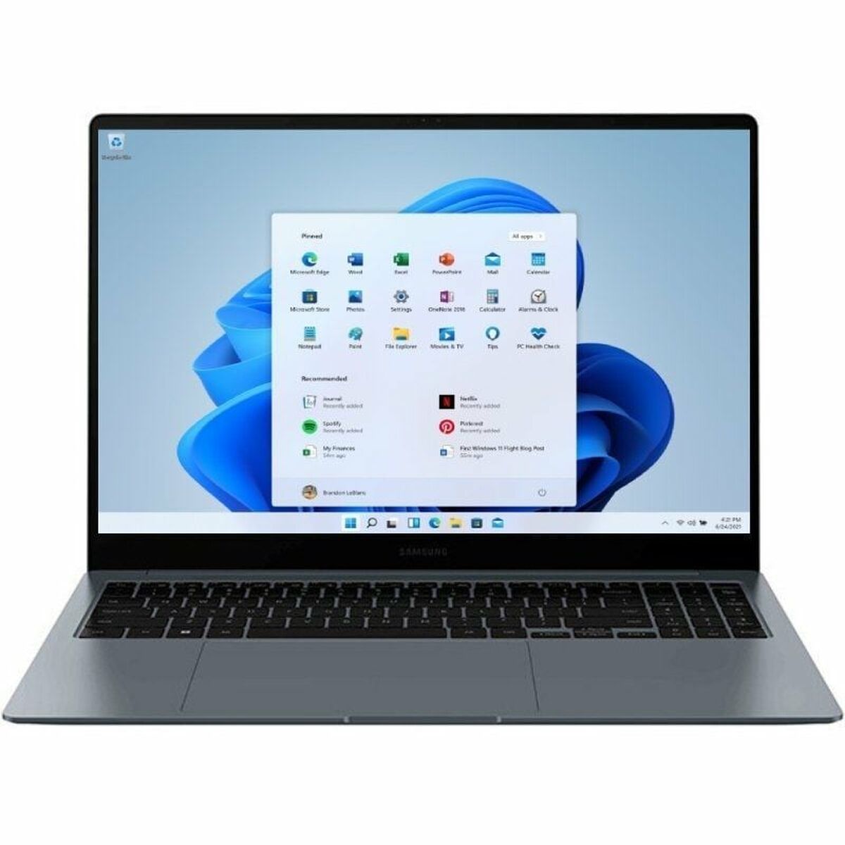 Laptop Samsung Galaxy Book4 15″ 16 GB RAM 512 GB SSD Spanish Qwerty Intel Core i5-1335U