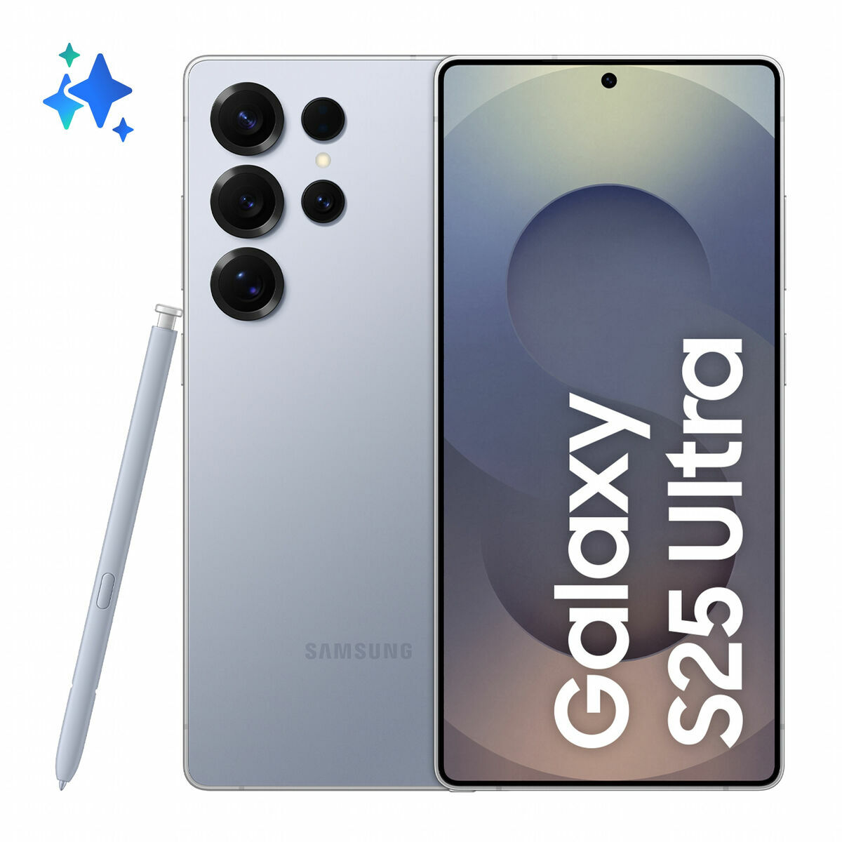 Smartphone Samsung Galaxy S25 Ultra 12 GB RAM 256 GB Blue Silver 6,9″ Qualcomm Snapdragon 8 Elite