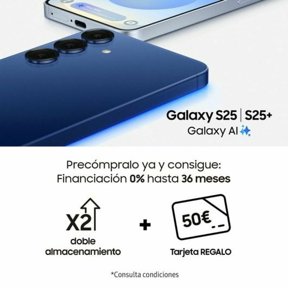 Smartphone Samsung Galaxy S25 AI 6,2″ Qualcomm Snapdragon 8 Elite 12 GB RAM 512 GB Blue