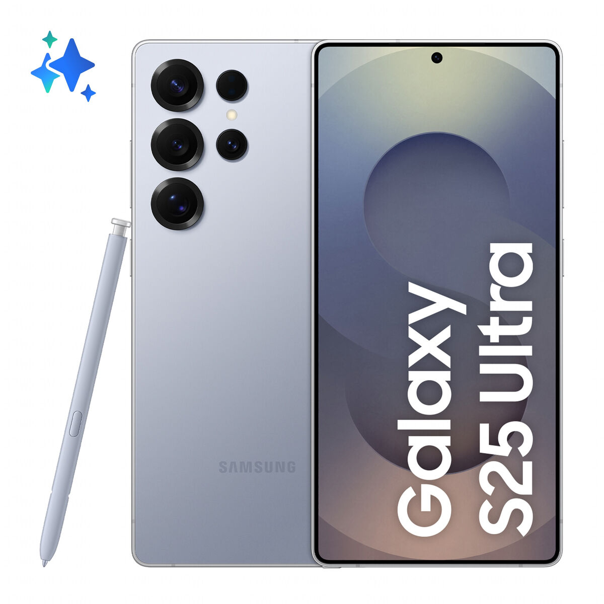 Smartphone Samsung Galaxy S25 Ultra 12 GB RAM 512 GB Blue Titanium Silver 6,9″ Qualcomm Snapdragon 8 Elite