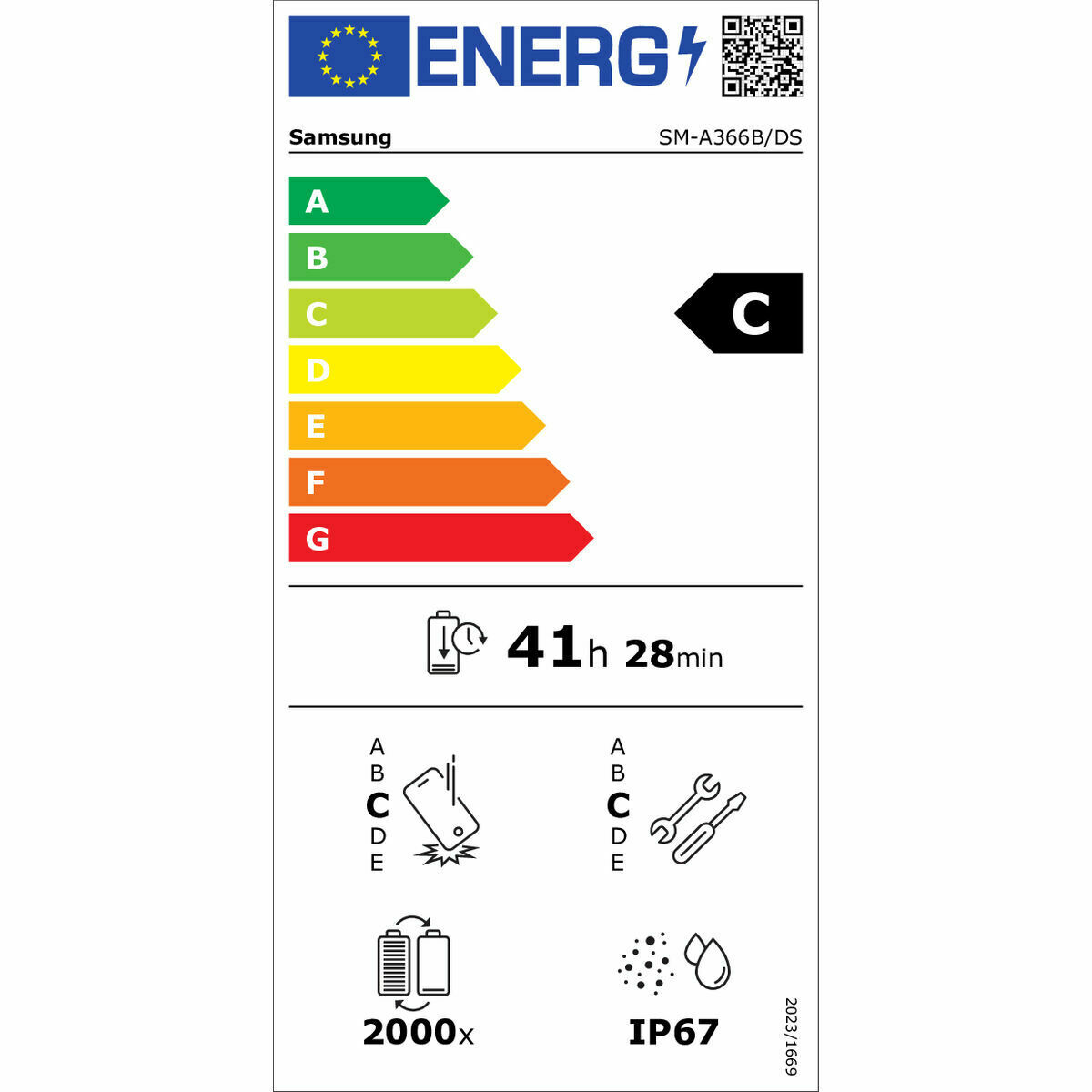 Smartphone Samsung 6,7″ 8 GB RAM 256 GB Black