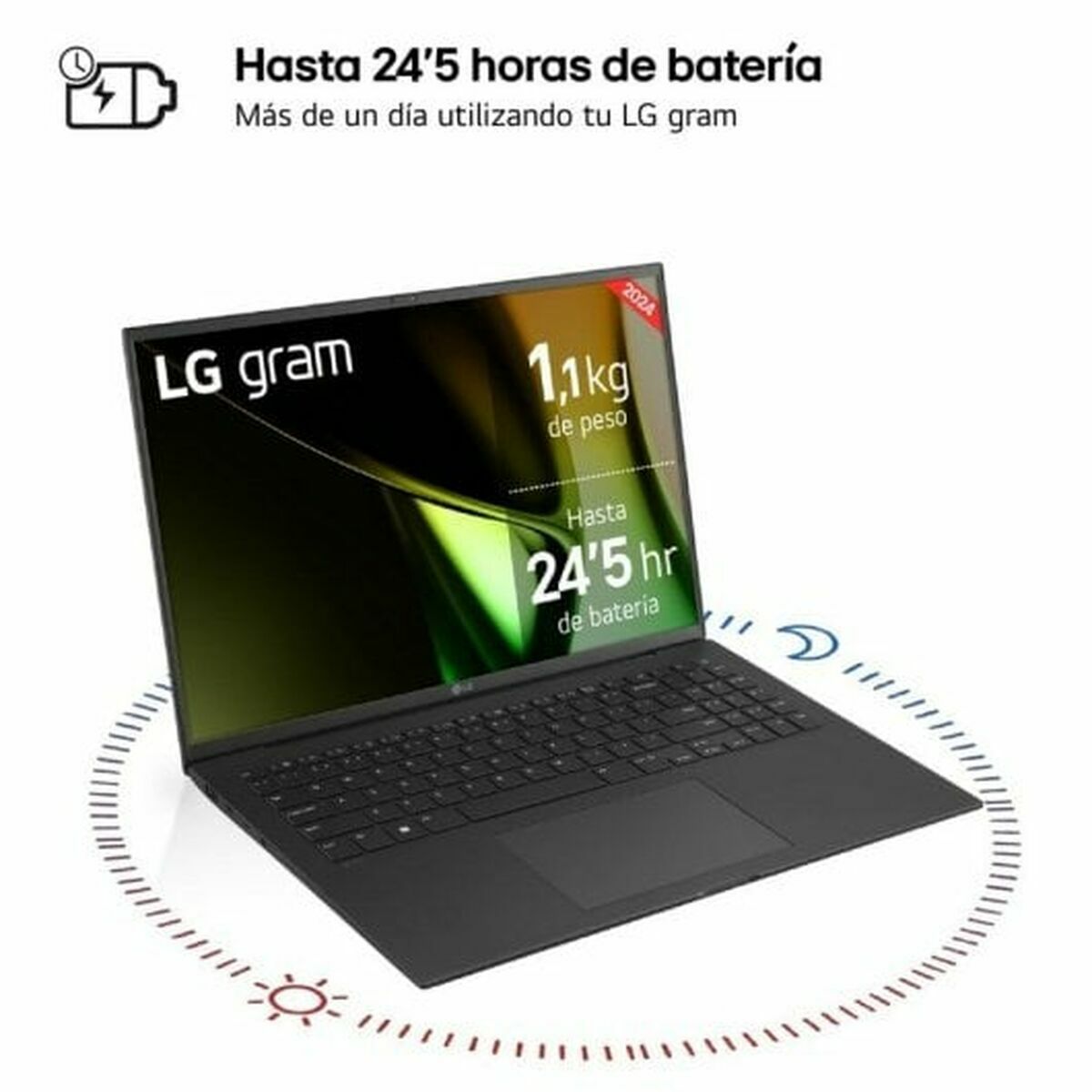 Laptop LG 16Z90S-G.AD7BB 16″ 32 GB RAM 2 TB SSD
