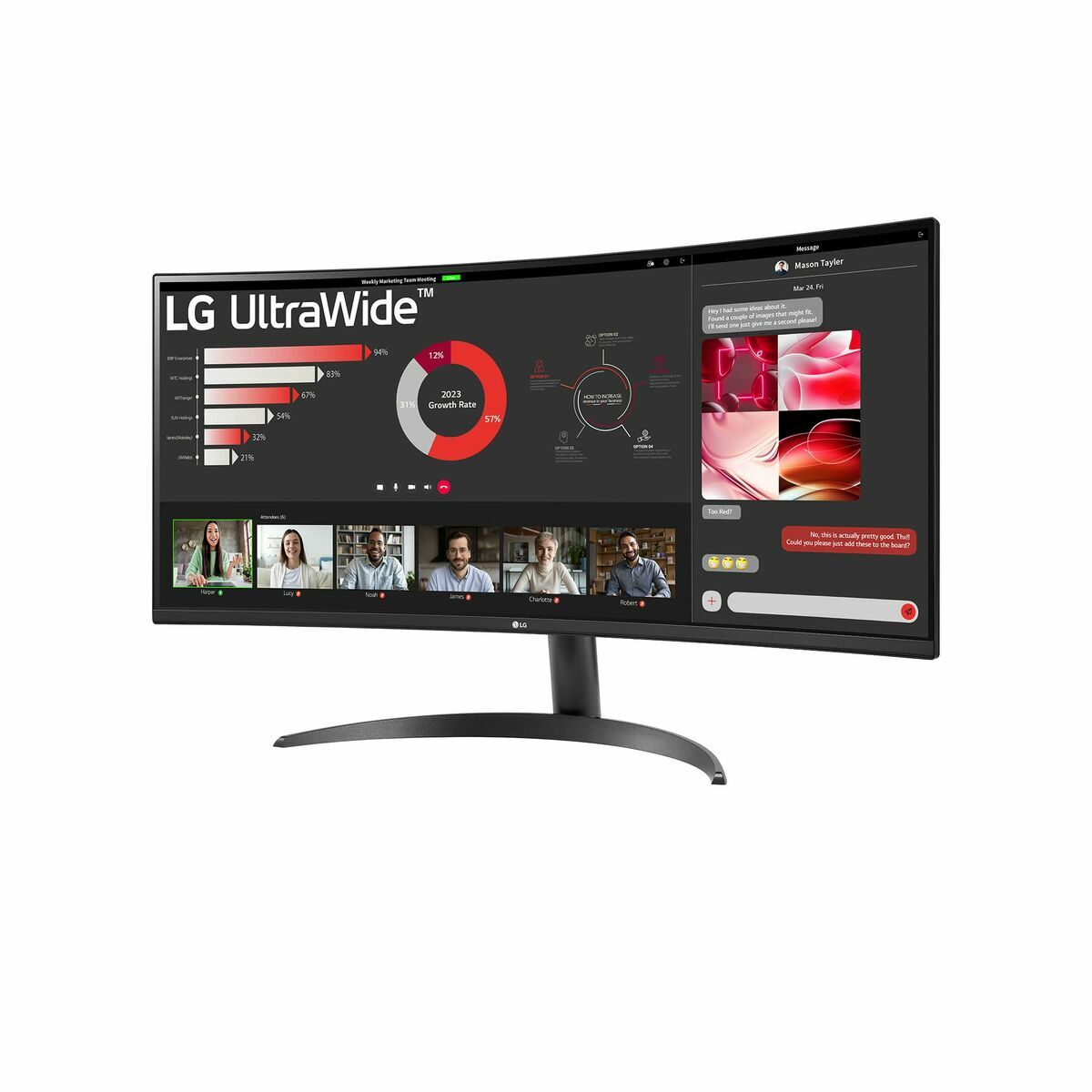Monitor LG 34WR50QK-B Wide Quad HD 34″ 100 Hz