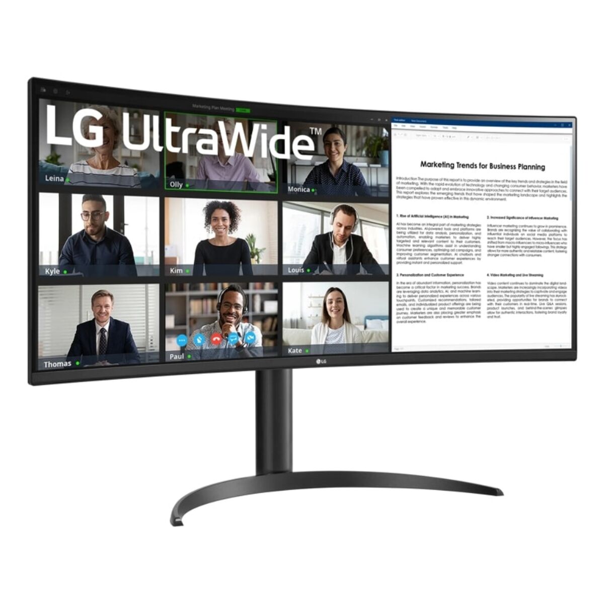 Monitor LG 34WR55QK-B 4K Ultra HD Wide Quad HD 34″