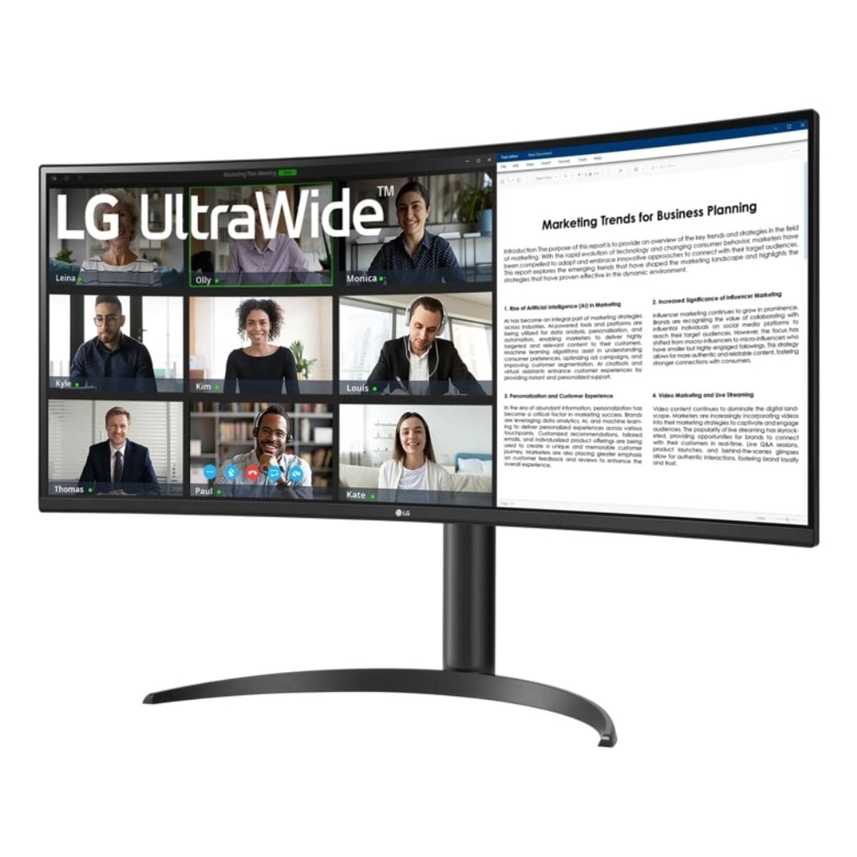 Monitor LG 34WR55QK-B 4K Ultra HD Wide Quad HD 34″