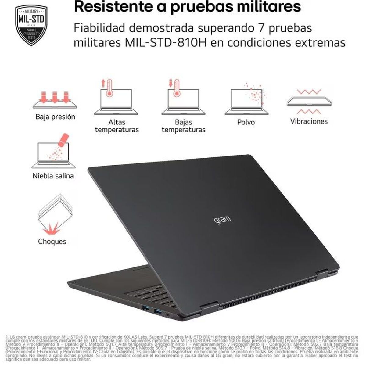 Laptop LG 14ZD90T-G.AX78B 14″ intel core ultra 7 16 GB RAM 1 TB SSD Spanish Qwerty