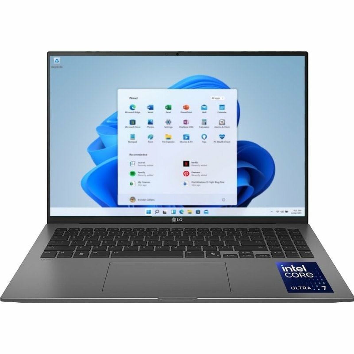 Laptop LG 16Z90TL-G.AU88B 16″ intel core ultra 7 32 GB RAM 1 TB SSD Spanish Qwerty