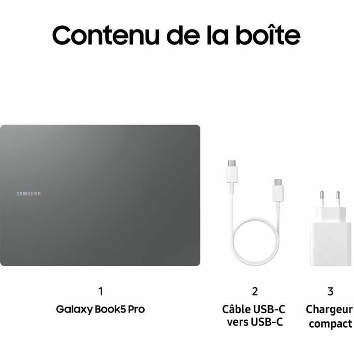 Laptop Samsung GALAXY BOOK5 PRO 16″ intel core ultra 7 256V 16 GB RAM 512 GB SSD