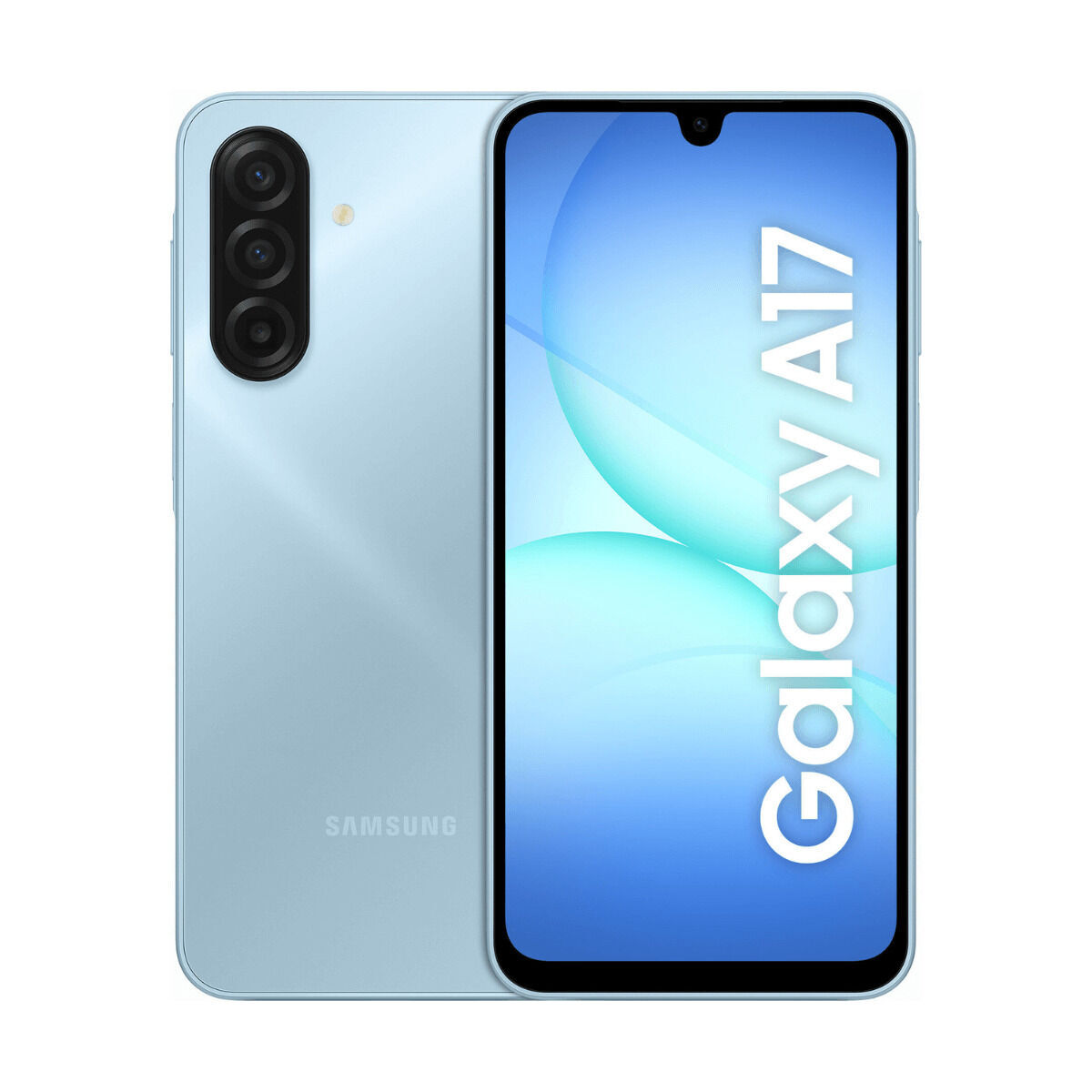 Smartphone Samsung A17 LIGHT BLUE 6,7″ 75″ Mediatek Dimensity 6100+ 4 GB RAM 128 GB Blue Light Blue
