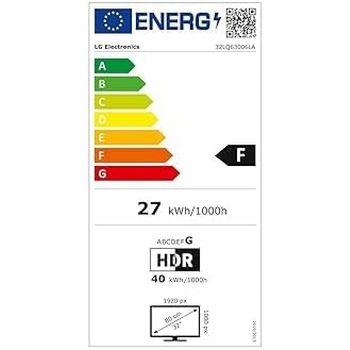 Smart TV LG 32LQ63006LA.API Full HD 32″ LED HDR