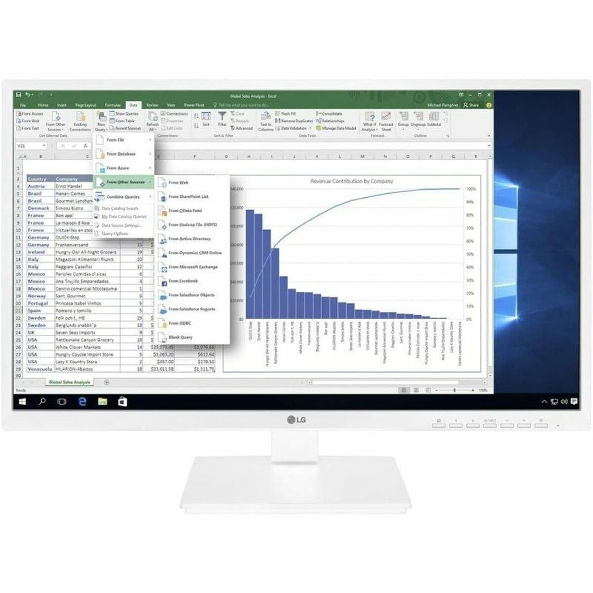 Monitor LG 24BK55YP-W Full HD 24″ 23,8″ 75 Hz