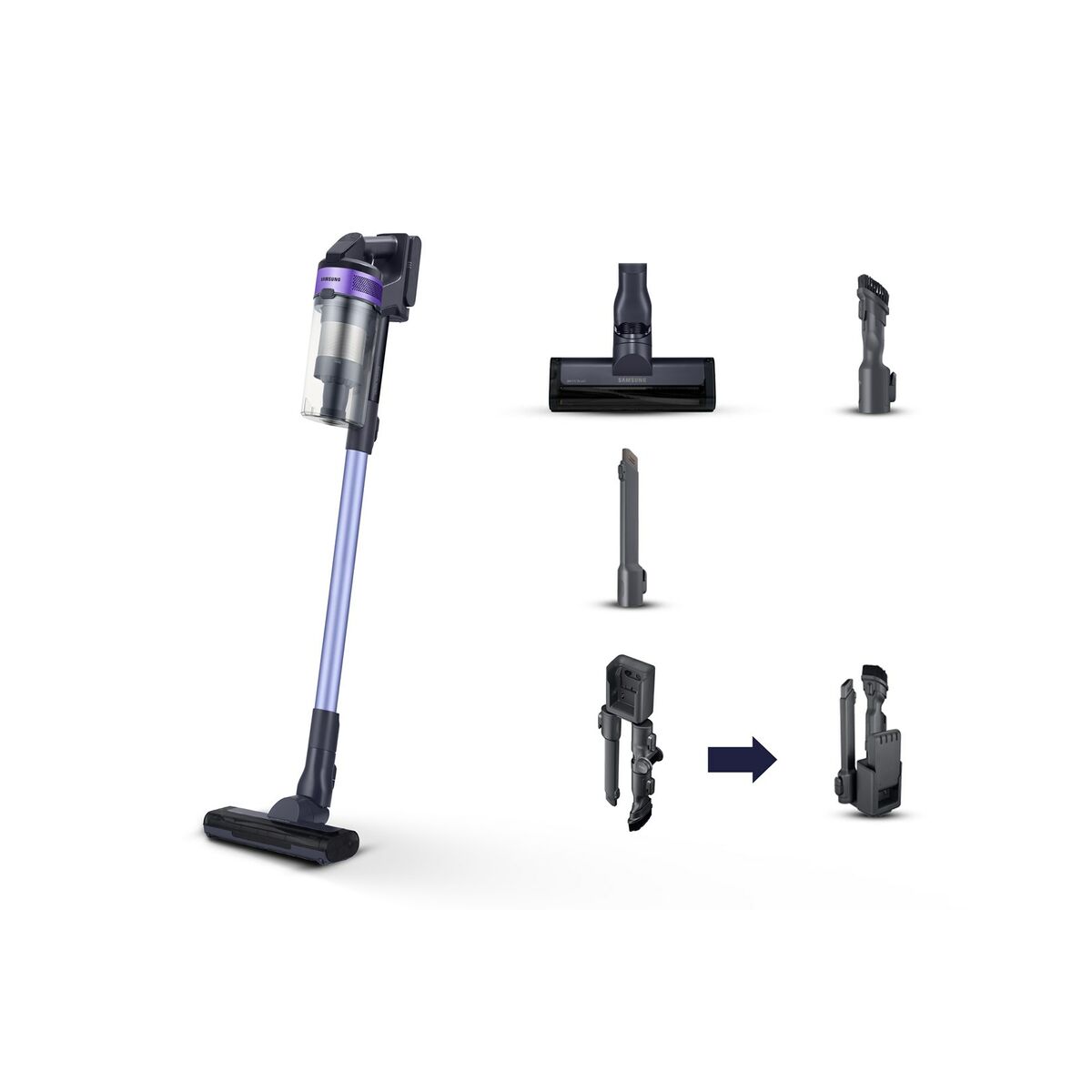 Stick Vacuum Cleaner Samsung VS15A6031R4/ET 150 W