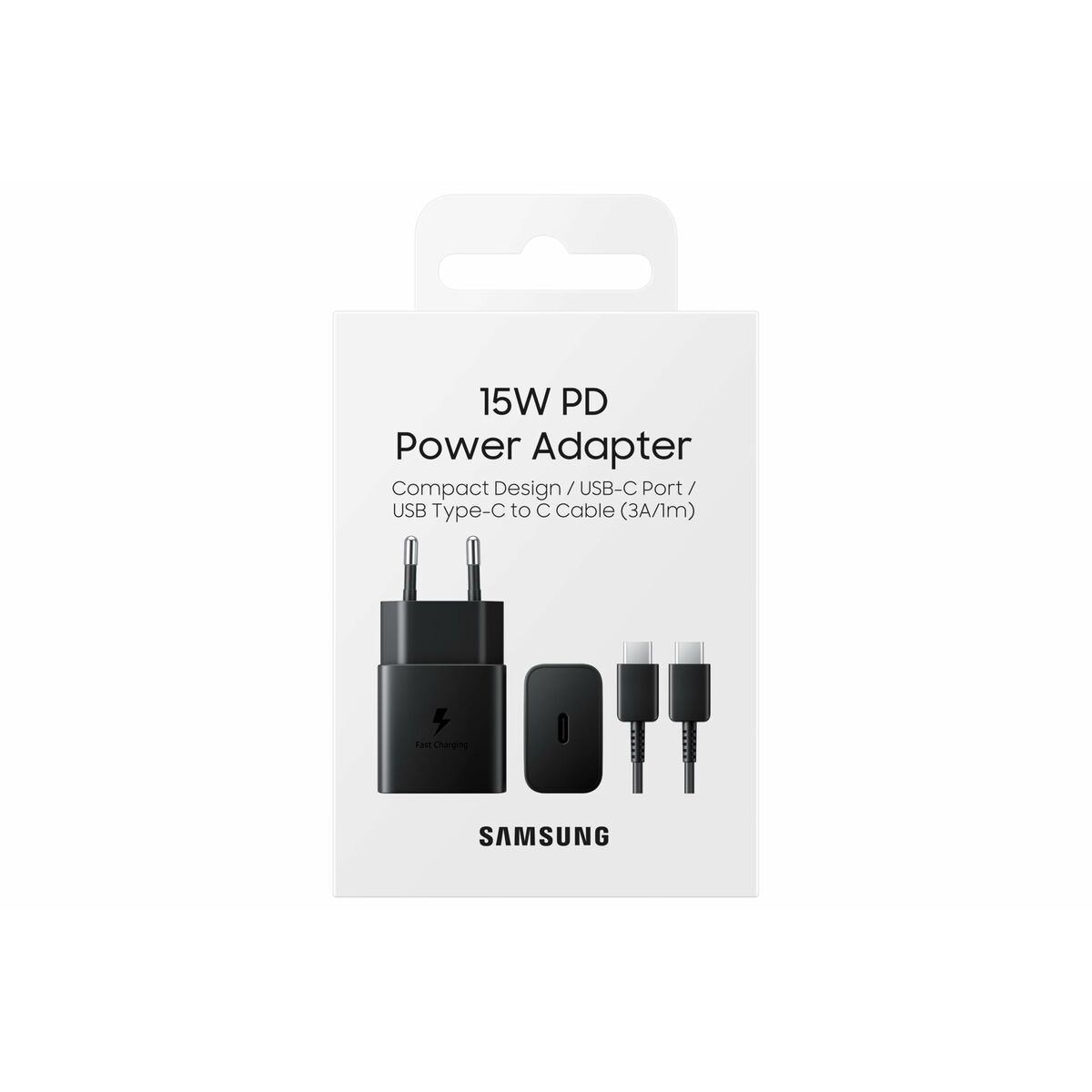 Wall Charger Samsung EP-T1510XBEGEU White Black 15 W 25 W