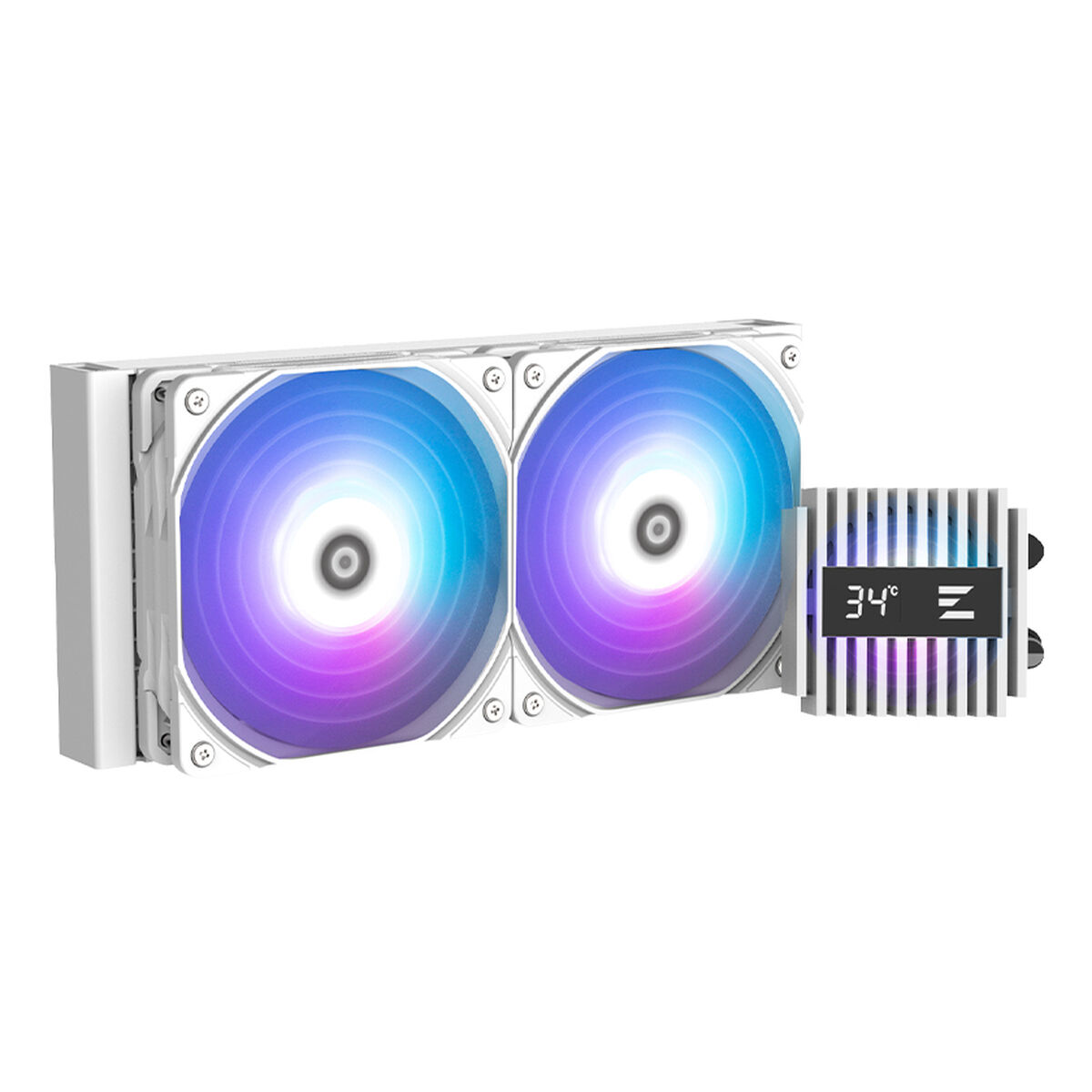 Box Ventilator Zalman ALPHA2 A24 WHITE  12 cm