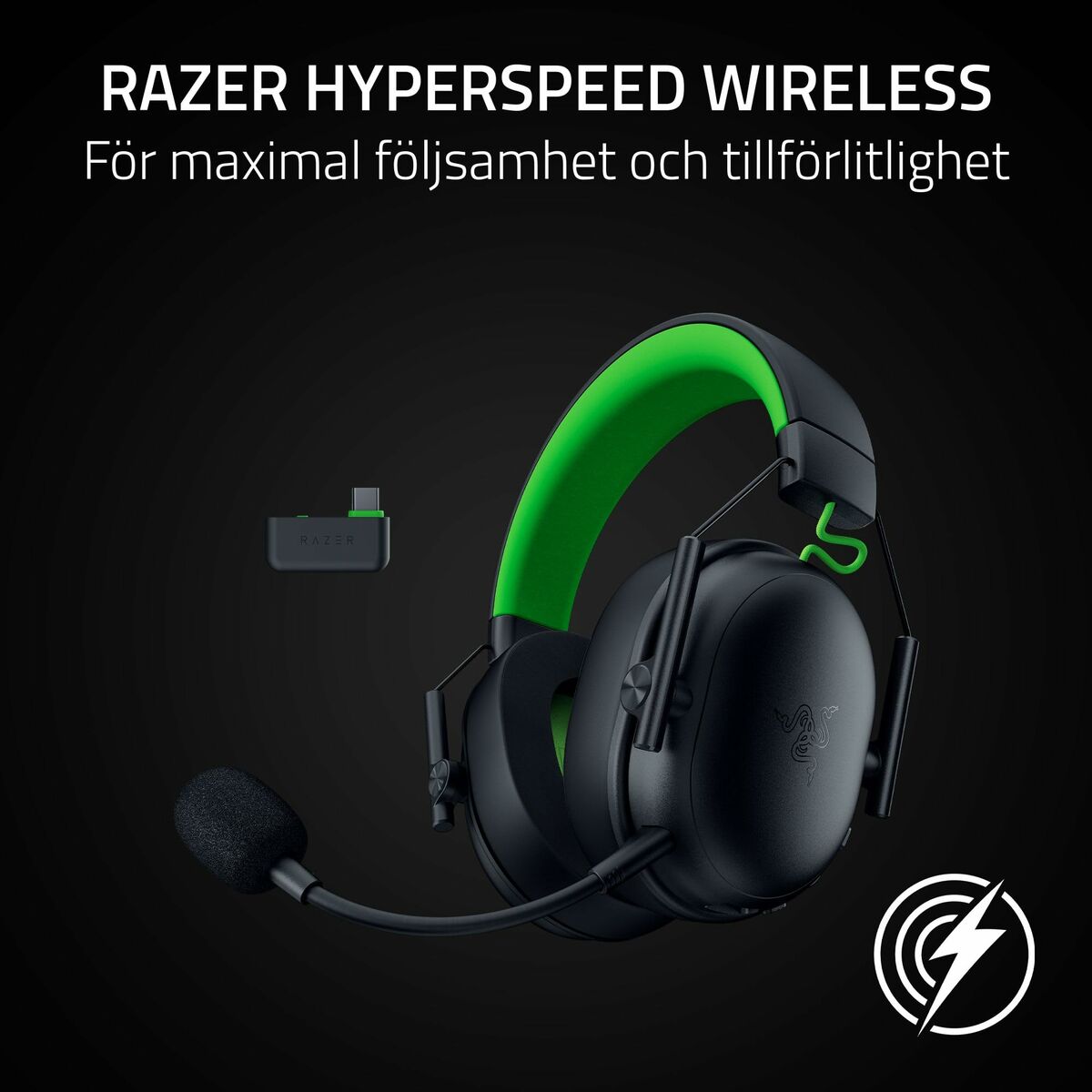 Headphones Razer RZ04-05420200-R3M1 Black Green