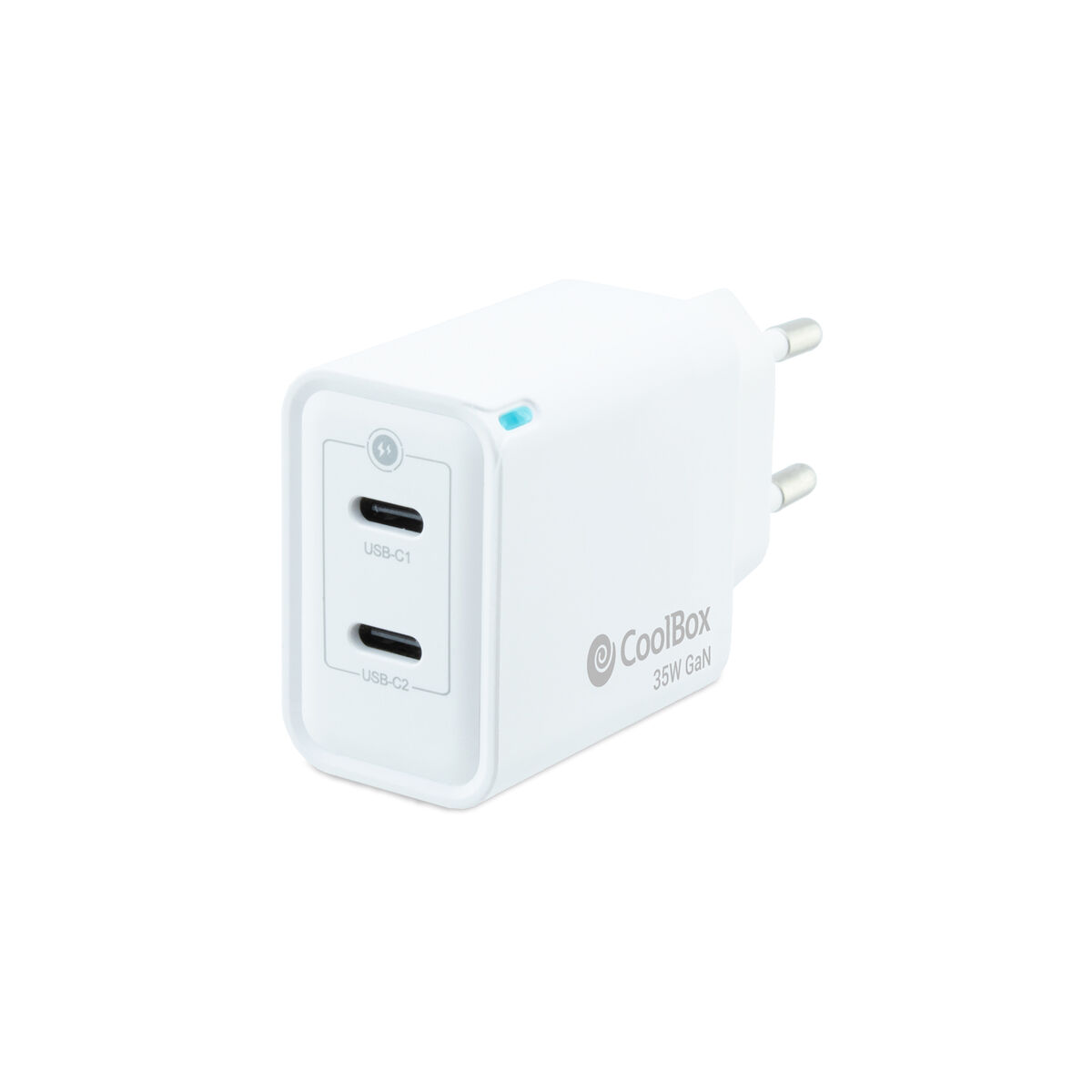 Wall Charger CoolBox COO-CUP-35CC White 35 W Wall Charger CoolBox COO-CUP-35CC White 35 W