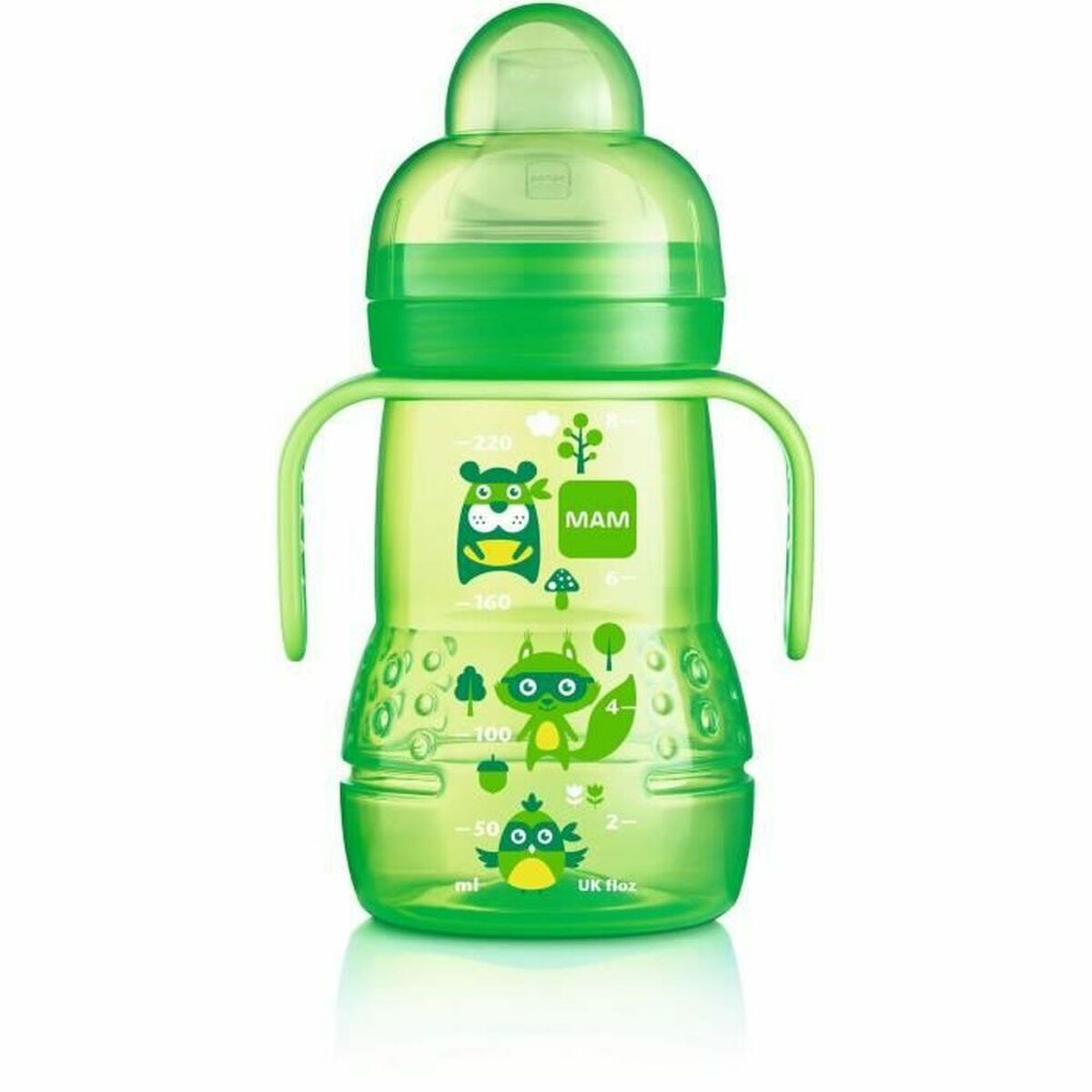 Baby’s bottle MAM Transition Green 220 ml