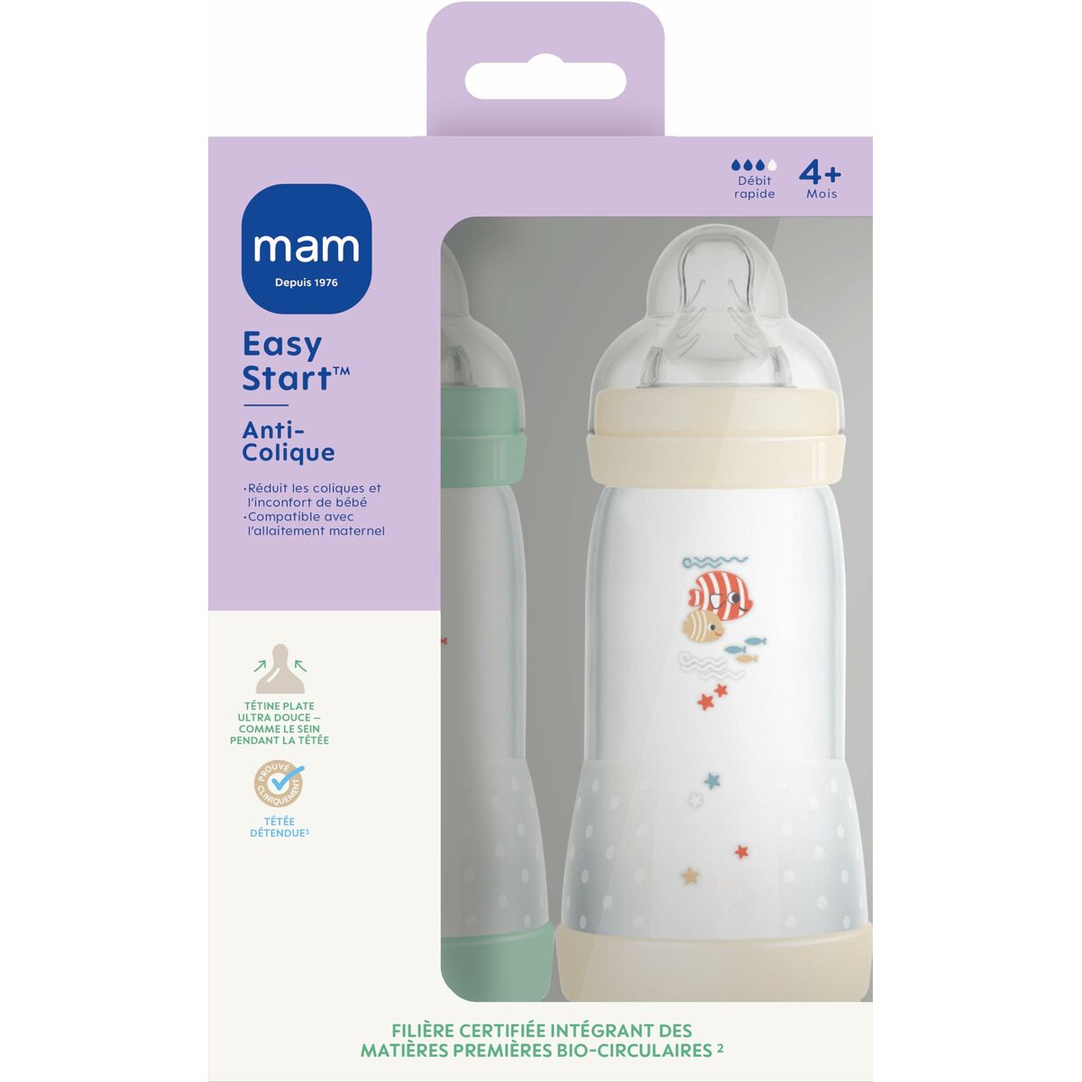 Baby’s bottle MAM sea Green Beige