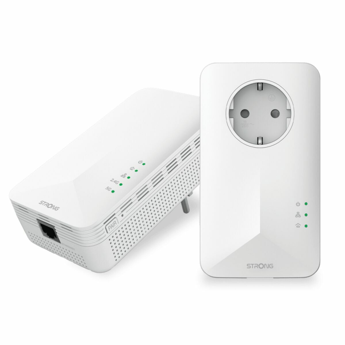 PLC Adapter STRONG POWERL1000WFDUOEUV2 White (2 Units)