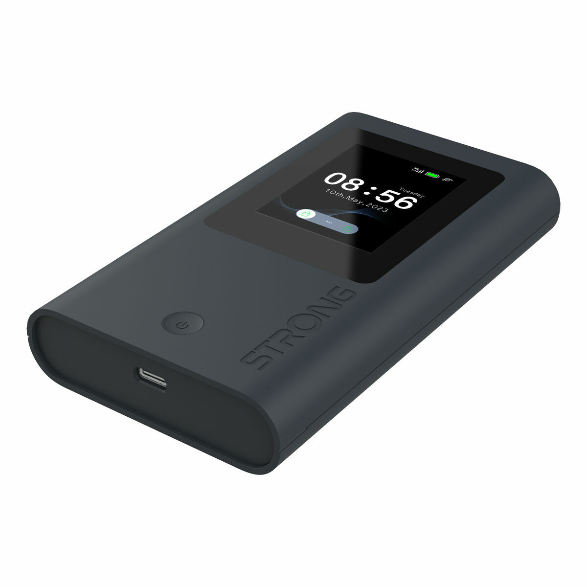 Router STRONG 5GMIFIAX1800 Black USB USB-C 3.2 Gen 1 (3.1 Gen 1) Wi-Fi