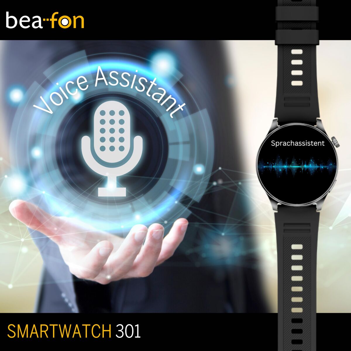 Smartwatch beafon WATCH 301 44 mm 1,45″ Black