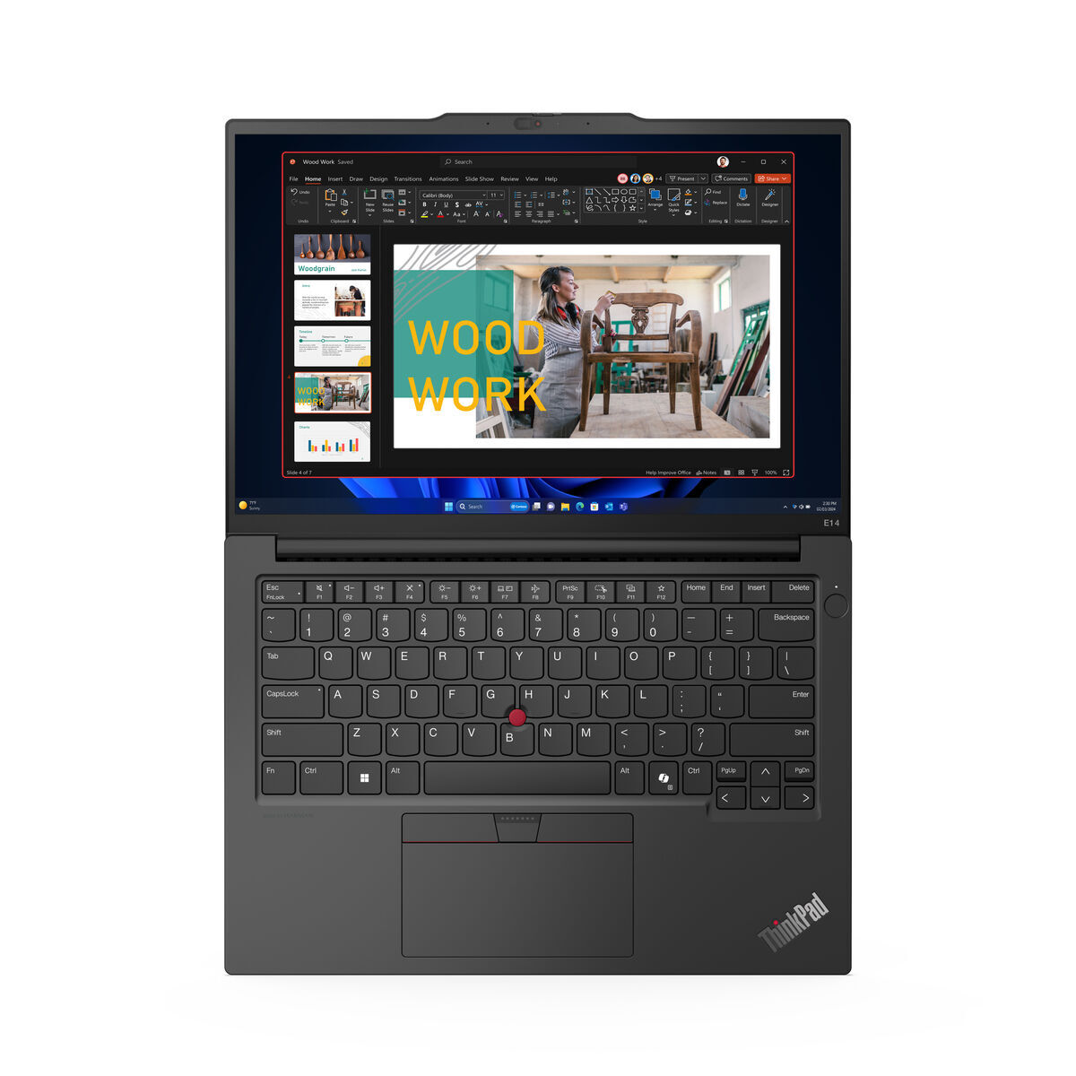 Laptop Lenovo THINKPAD E16 G2 14″ 16″ AMD Ryzen 5 7535HS 16 GB RAM 512 GB SSD Spanish Qwerty (Refurbished A)