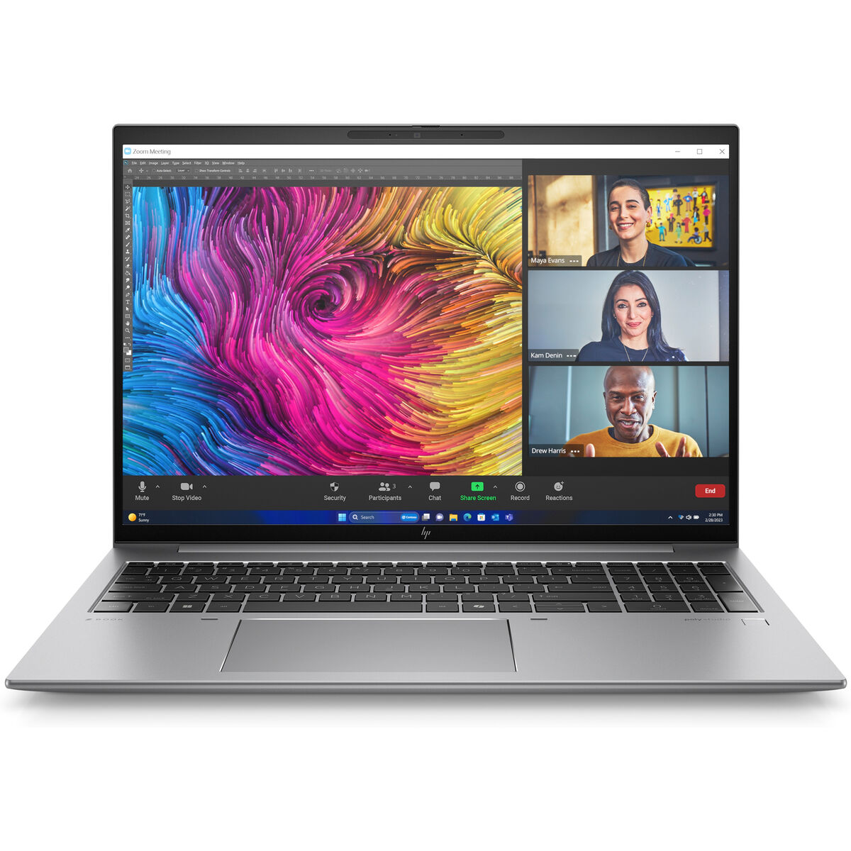 Laptop HP ZBook Firefly G11 16″ Intel Core Ultra 7 155H 16 GB RAM 512 GB SSD Spanish Qwerty