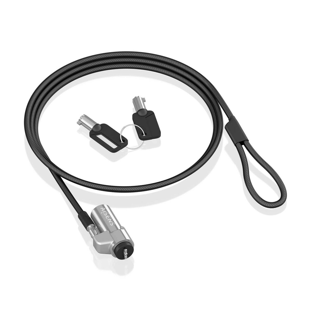 Security Cable Aisens ASLK-D45K06-BK Black 1,5 m