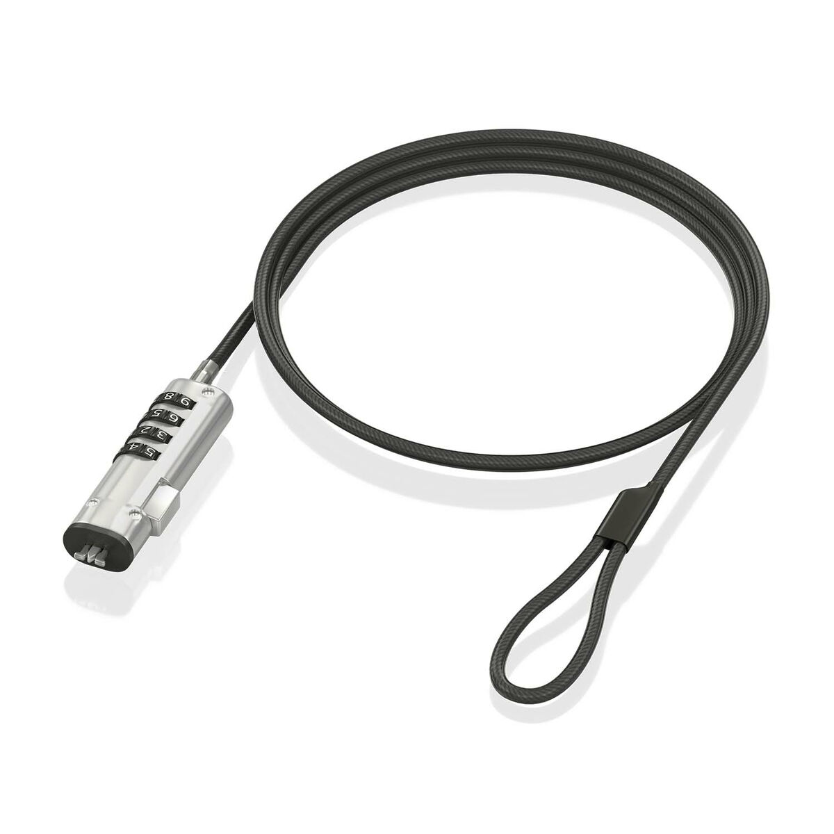 Security Cable Aisens ASLK-D50N05-BK Black 1,5 m