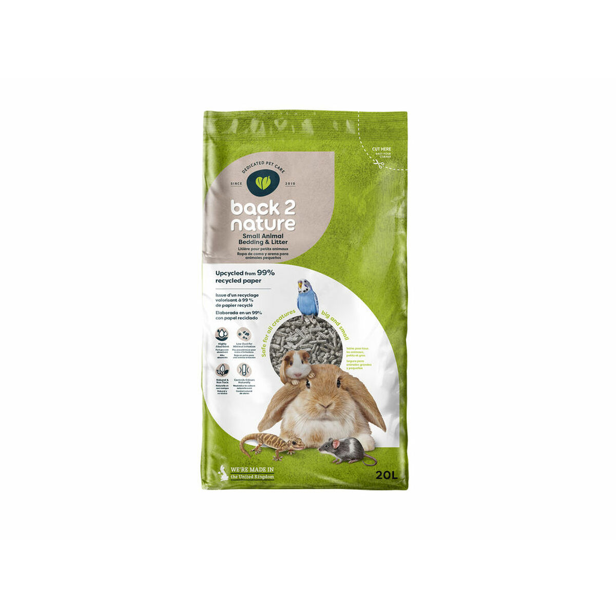 Paper bed FibreCycle Back 2 Nature Paper bed FibreCycle Back 2 Nature