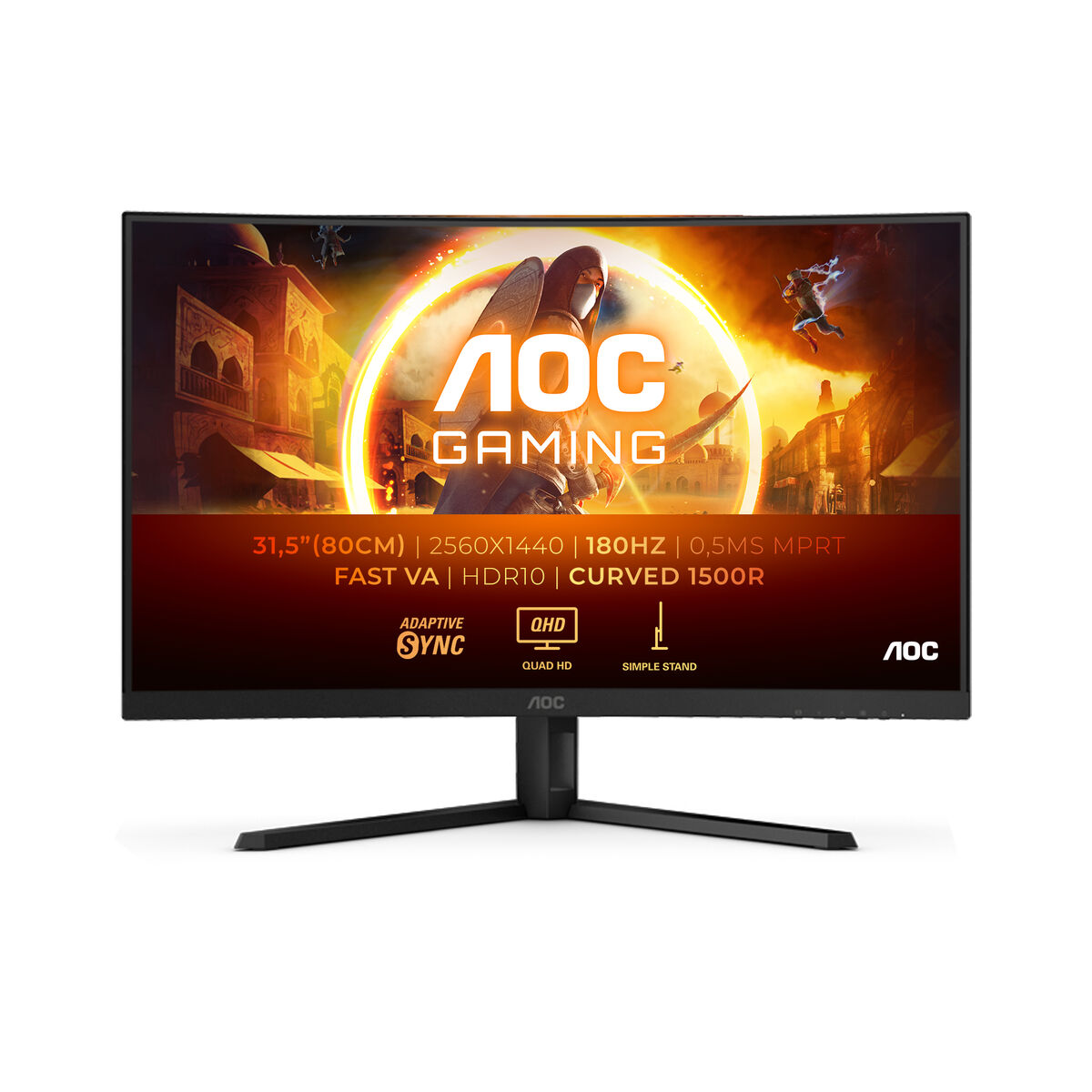 Gaming Monitor AOC CQ32G4VE Quad HD 32″