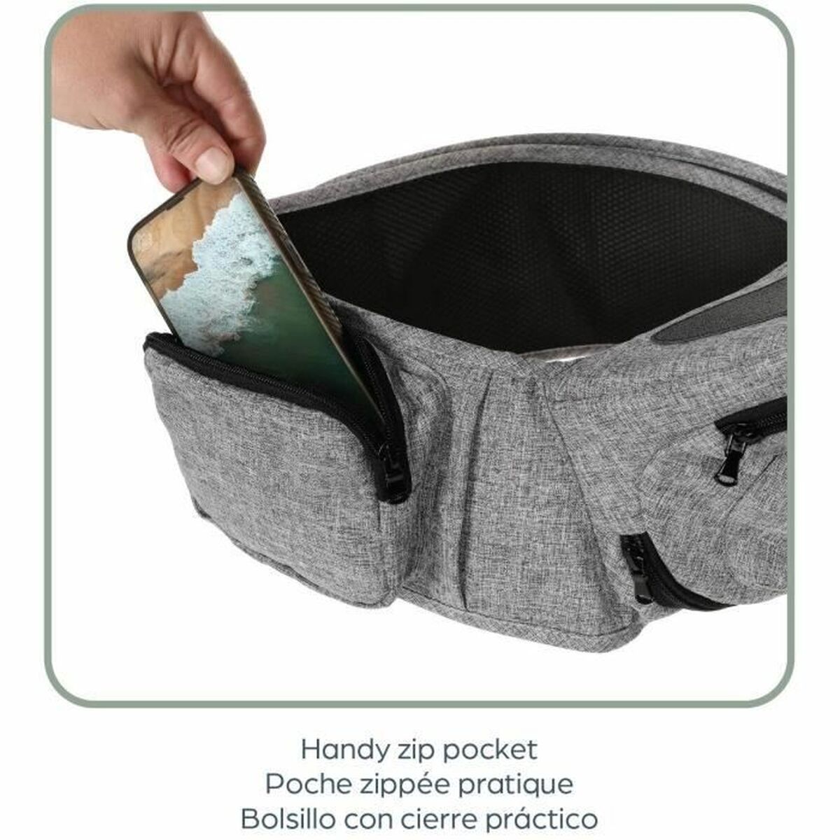 Baby Carrier Backpack Dreambaby Grey + 0 Months