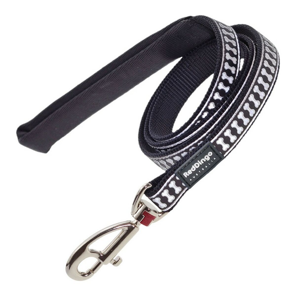 Dog Lead Red Dingo Reflective Black (1,2 x 120 cm) Dog Lead Red Dingo Reflective Black (1,2 x 120 cm)