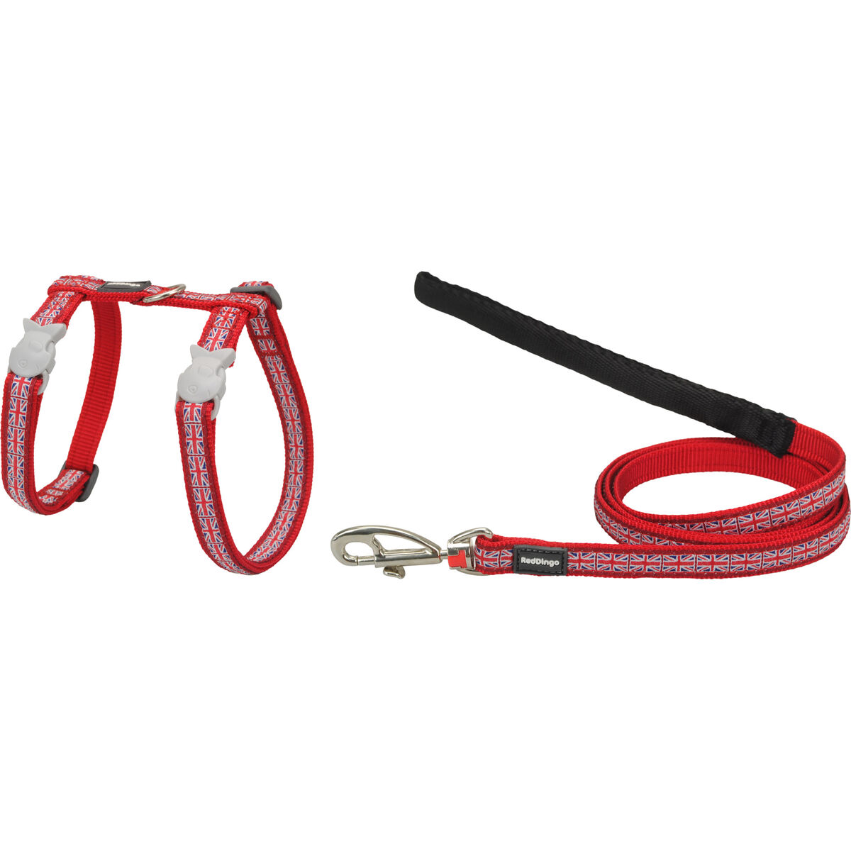 Dog Harness Red Dingo Union Jack 21-35 cm Red Dog Harness Red Dingo Union Jack 21-35 cm Red