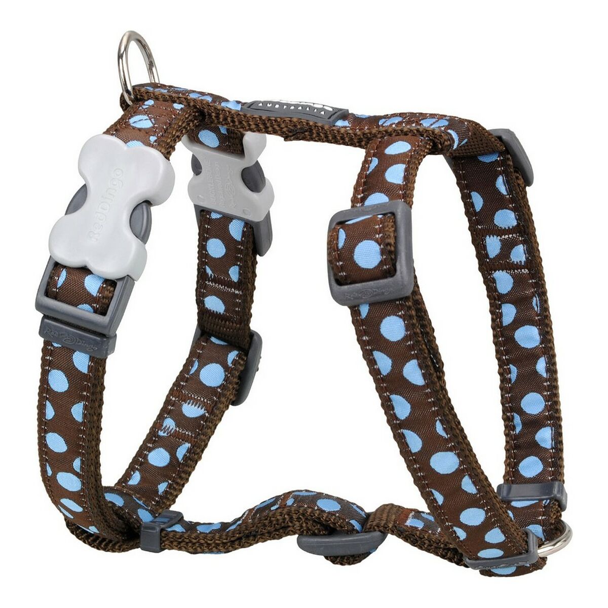 Dog Harness Red Dingo Style Spots 46-76 cm Dog Harness Red Dingo Style Spots 46-76 cm