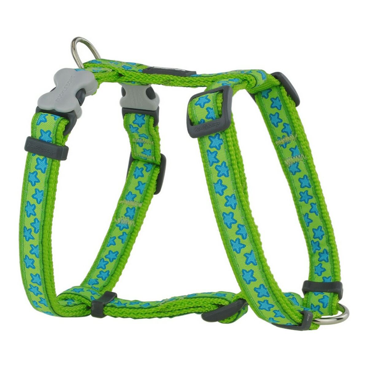 Dog Harness Red Dingo Style Turquoise Star Green 46-76 cm Dog Harness Red Dingo Style Turquoise Star Green 46-76 cm