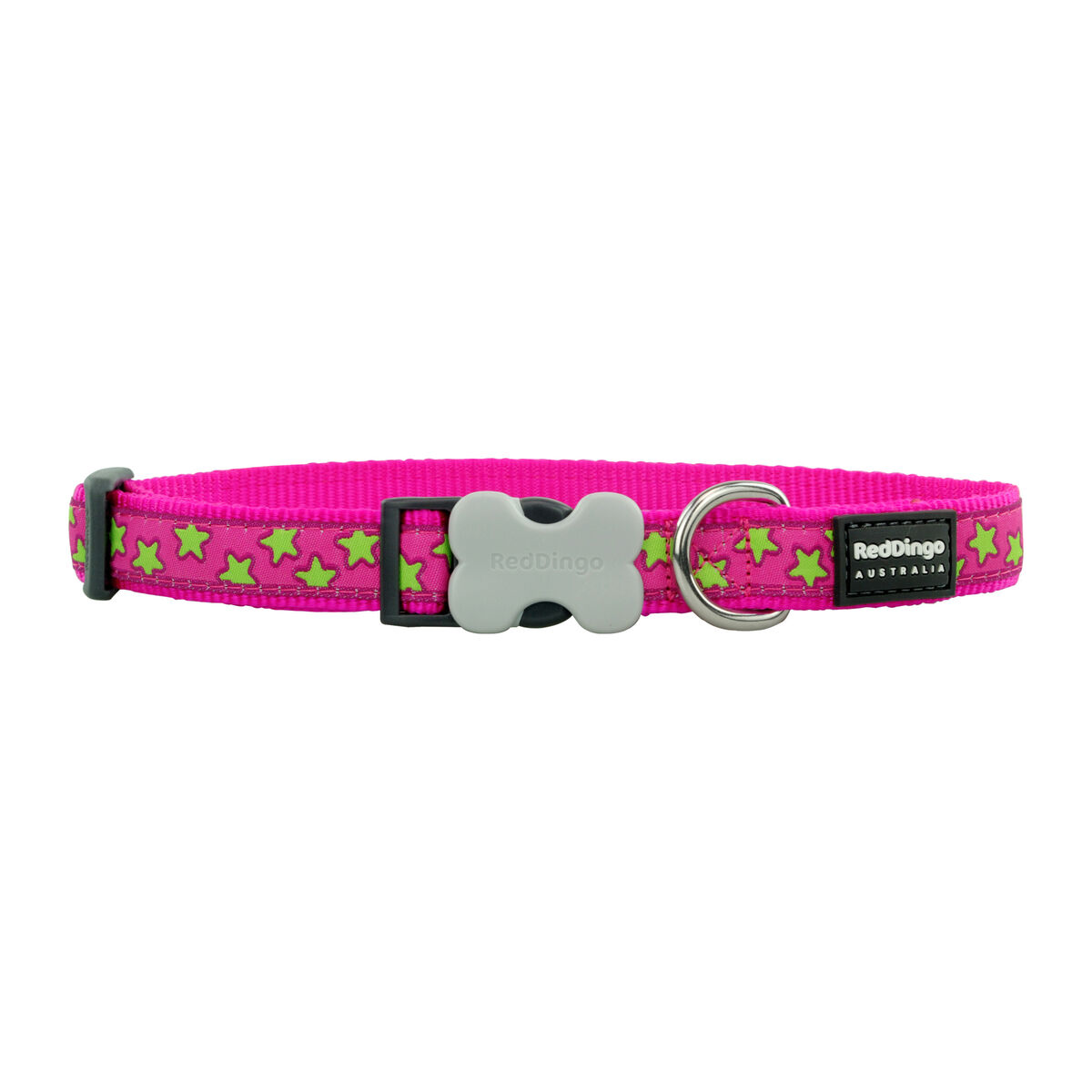 Dog collar Red Dingo Stars 20-32 cm Pink Red Dog collar Red Dingo Stars 20-32 cm Pink Red