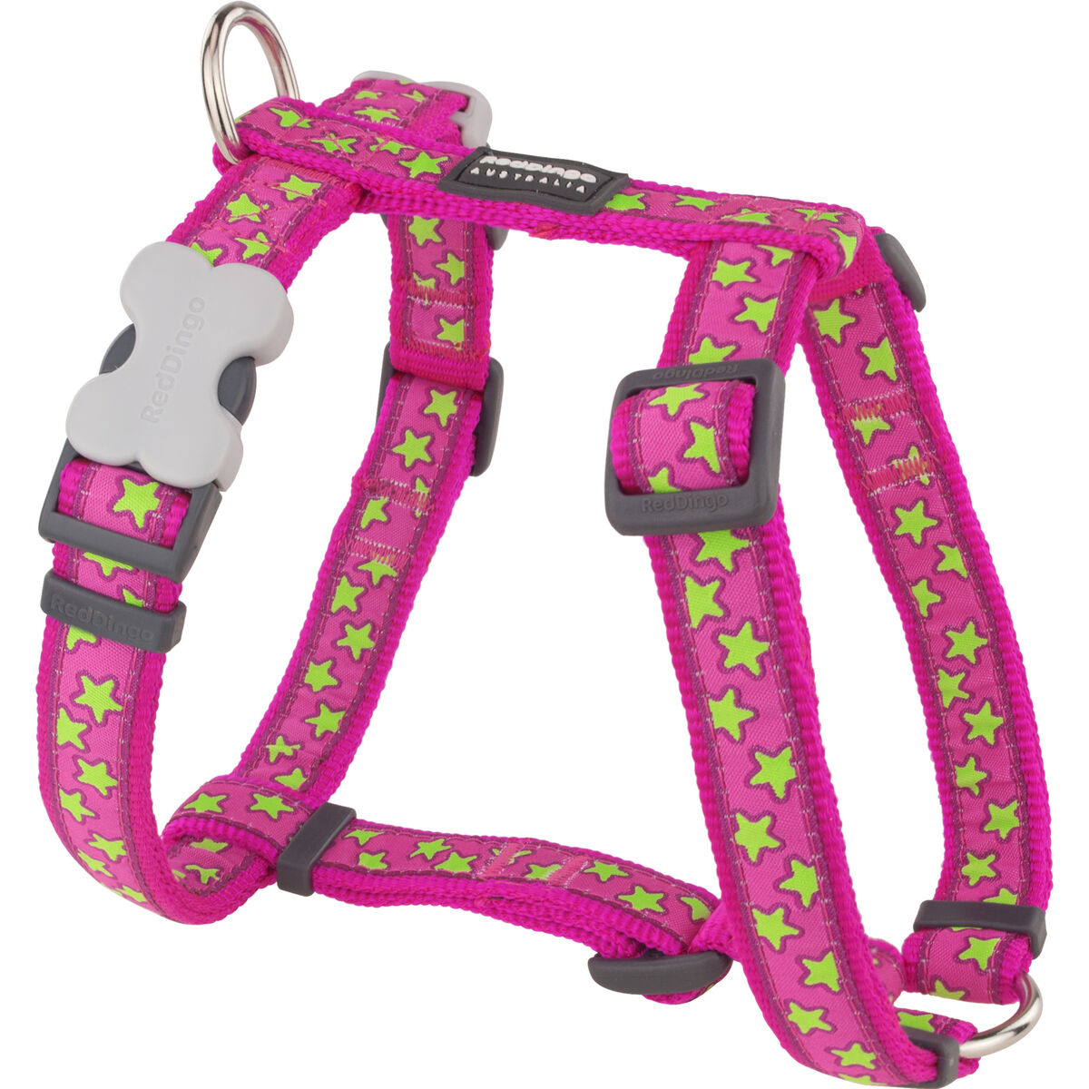 Dog Harness Red Dingo On Hot 25-39 cm Pink Dog Harness Red Dingo On Hot 25-39 cm Pink
