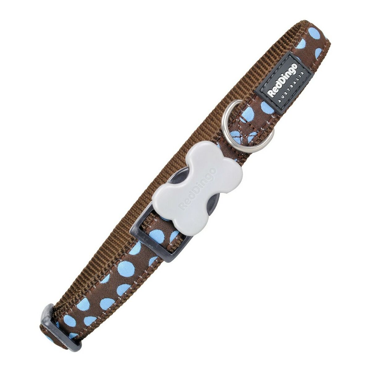 Dog collar Red Dingo Style Blue Spots (2 x 31-47 cm) Dog collar Red Dingo Style Blue Spots (2 x 31-47 cm)