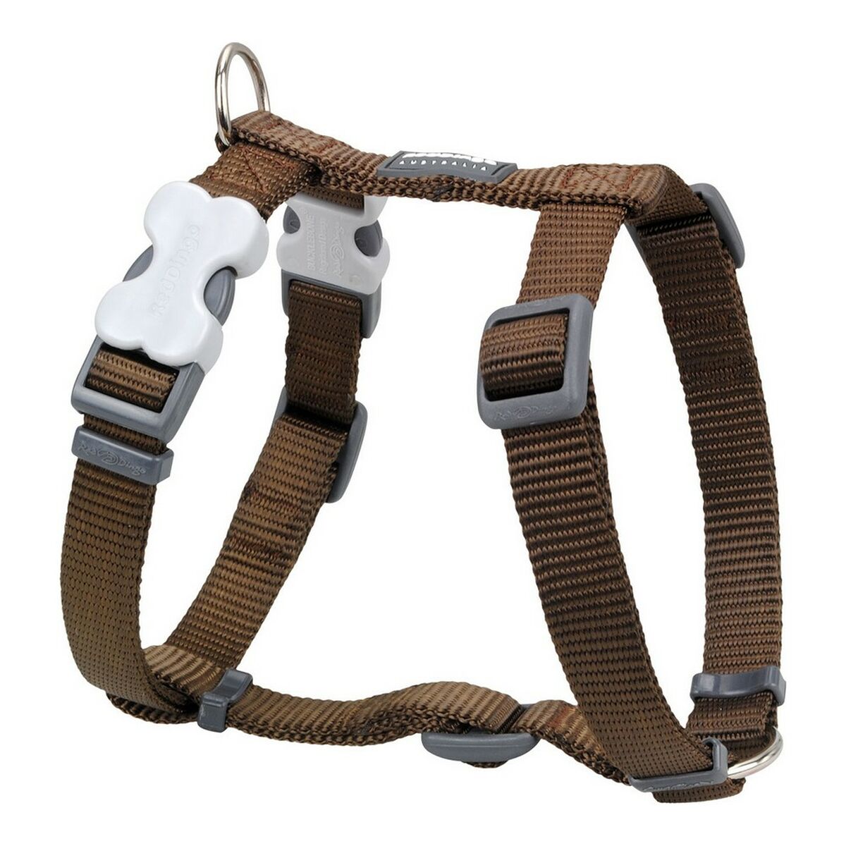 Dog Harness Red Dingo Smooth Brown Dog Harness Red Dingo Smooth Brown