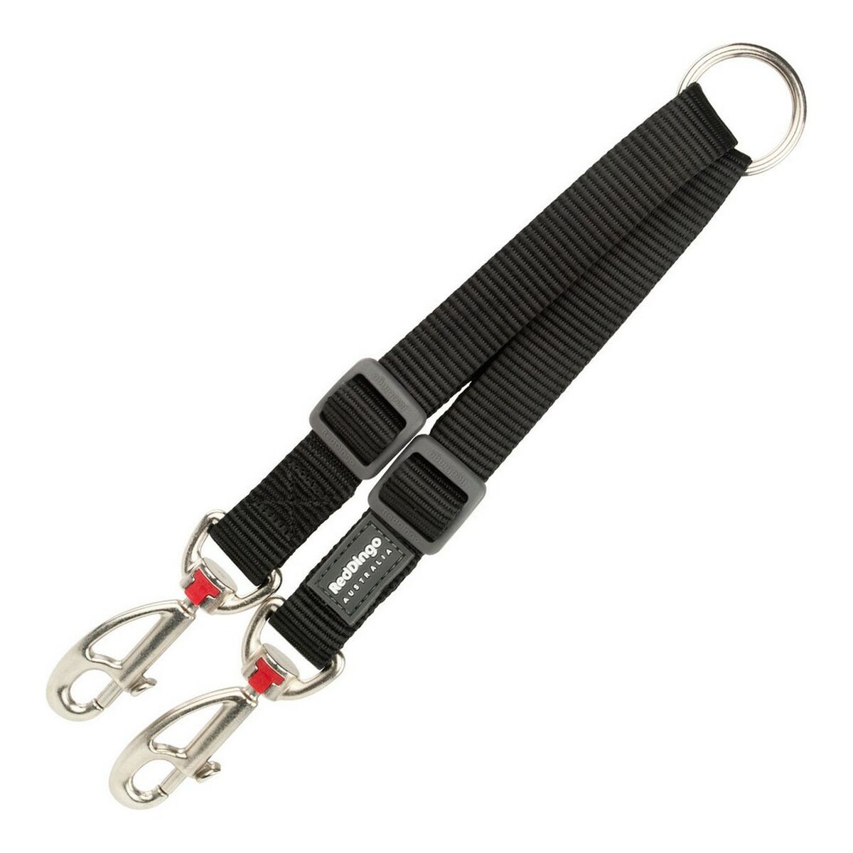 Coupling for 2-dog lead Red Dingo Black black (1.5 x 20-26.5 cm) (1,5 x 20-26,5 cm) Coupling for 2-dog lead Red Dingo Black black (1.5 x 20-26.5 cm) (1,5 x 20-26,5 cm)