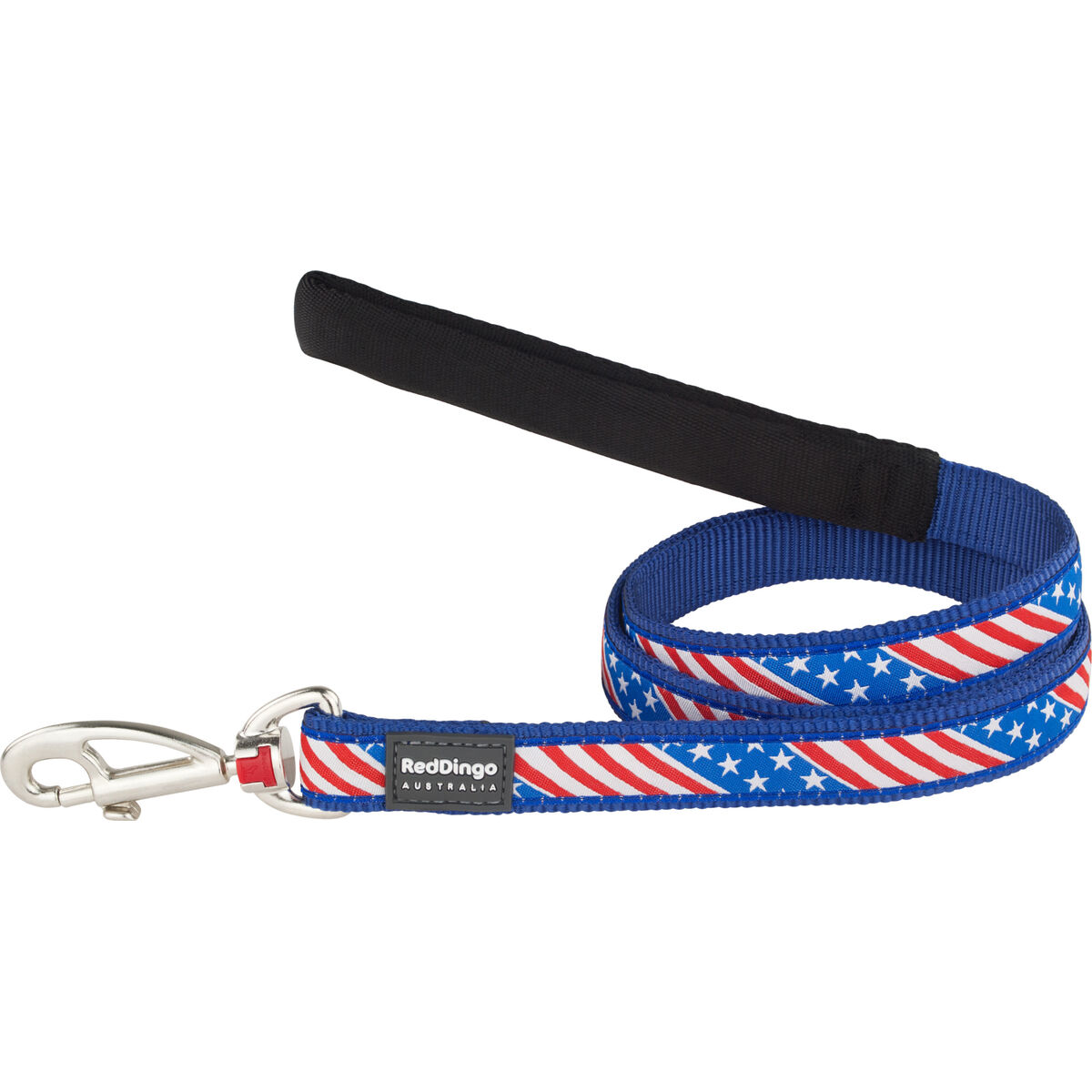 Dog Lead Red Dingo STYLE US FLAG 2 x 120 cm Dog Lead Red Dingo STYLE US FLAG 2 x 120 cm