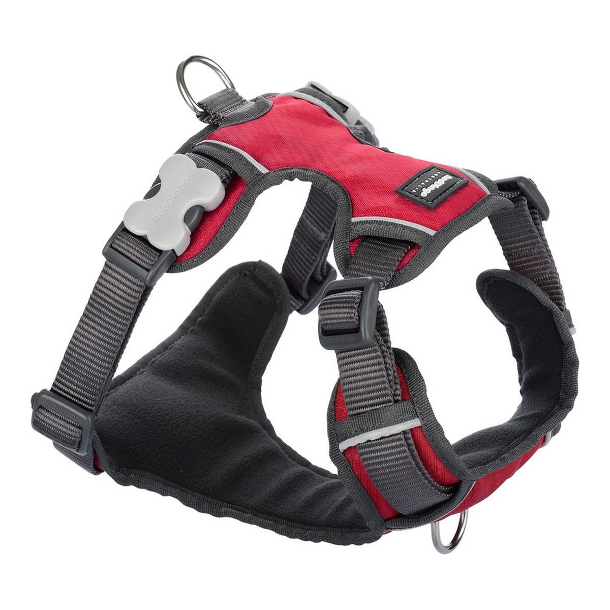 Dog Harness Red Dingo Padded Red XS size Dog Harness Red Dingo Padded Red XS size